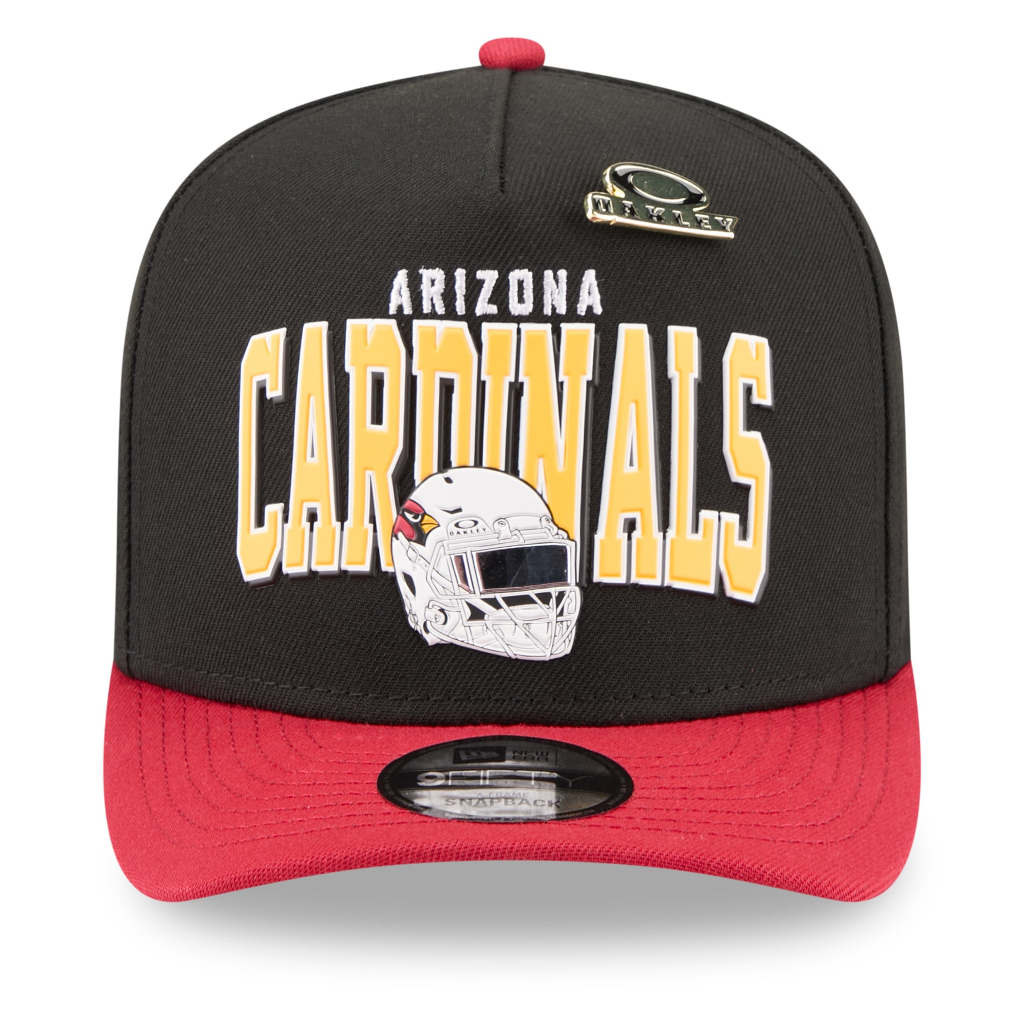 Men's New Era x Oakley Black Arizona Cardinals 9FIFTY A-Frame Snapback Hat
