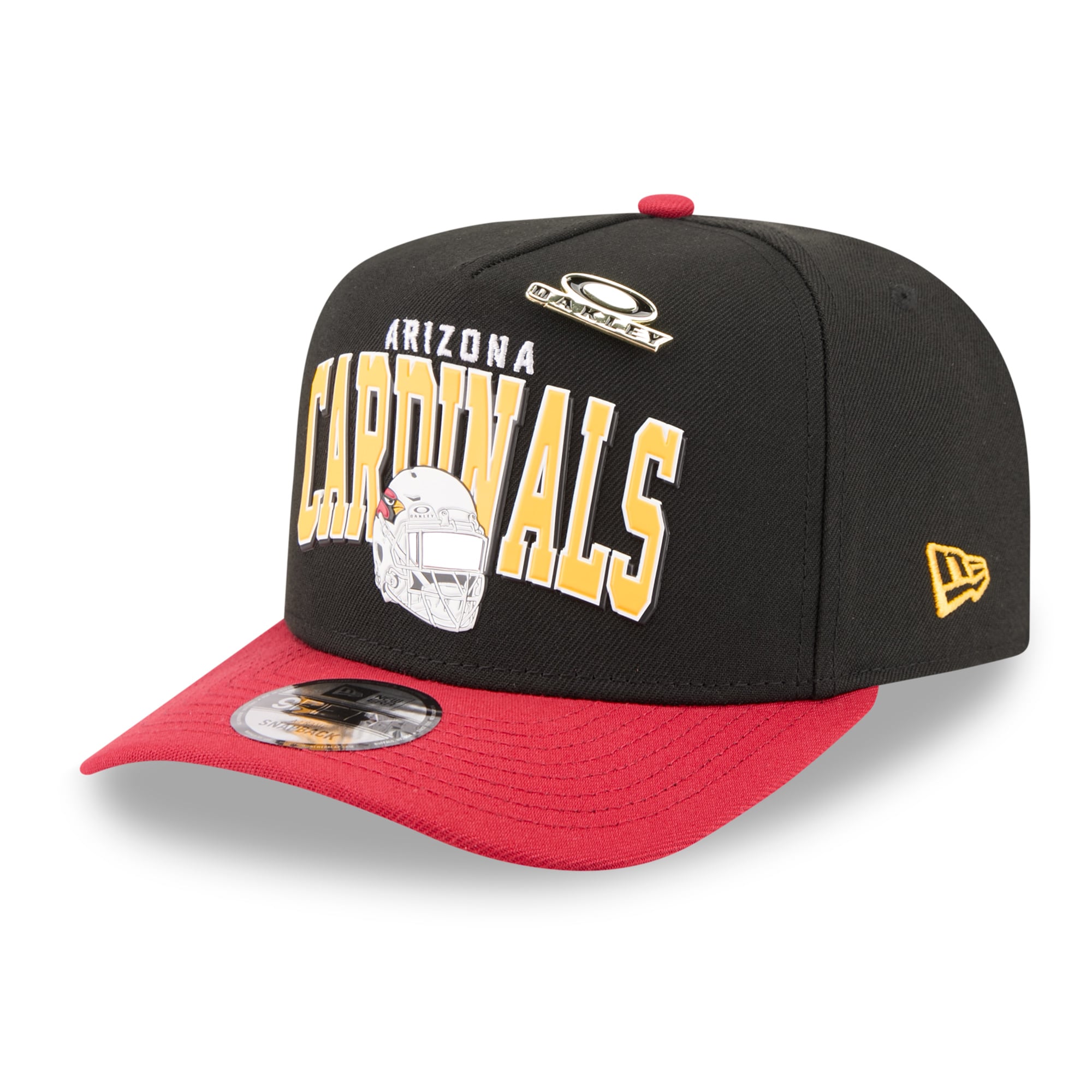 Men's New Era x Oakley Black Arizona Cardinals 9FIFTY A-Frame Snapback Hat