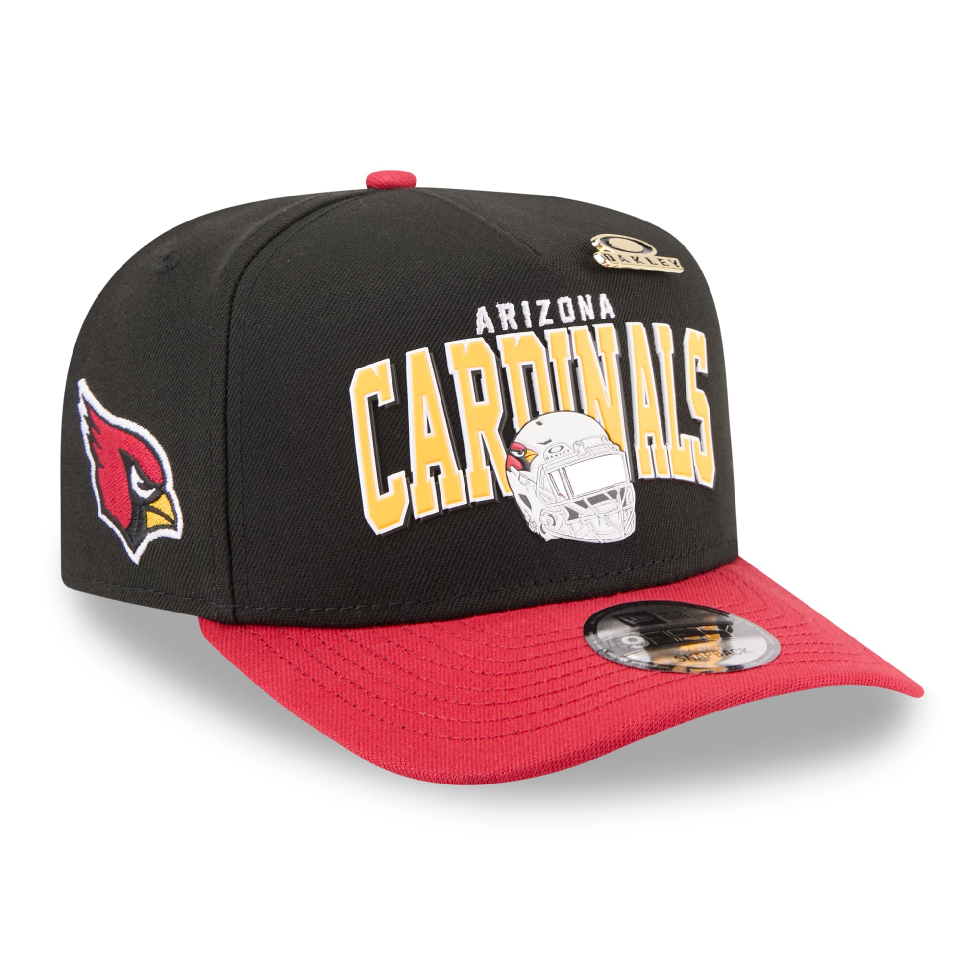 Men's New Era x Oakley Black Arizona Cardinals 9FIFTY A-Frame Snapback Hat