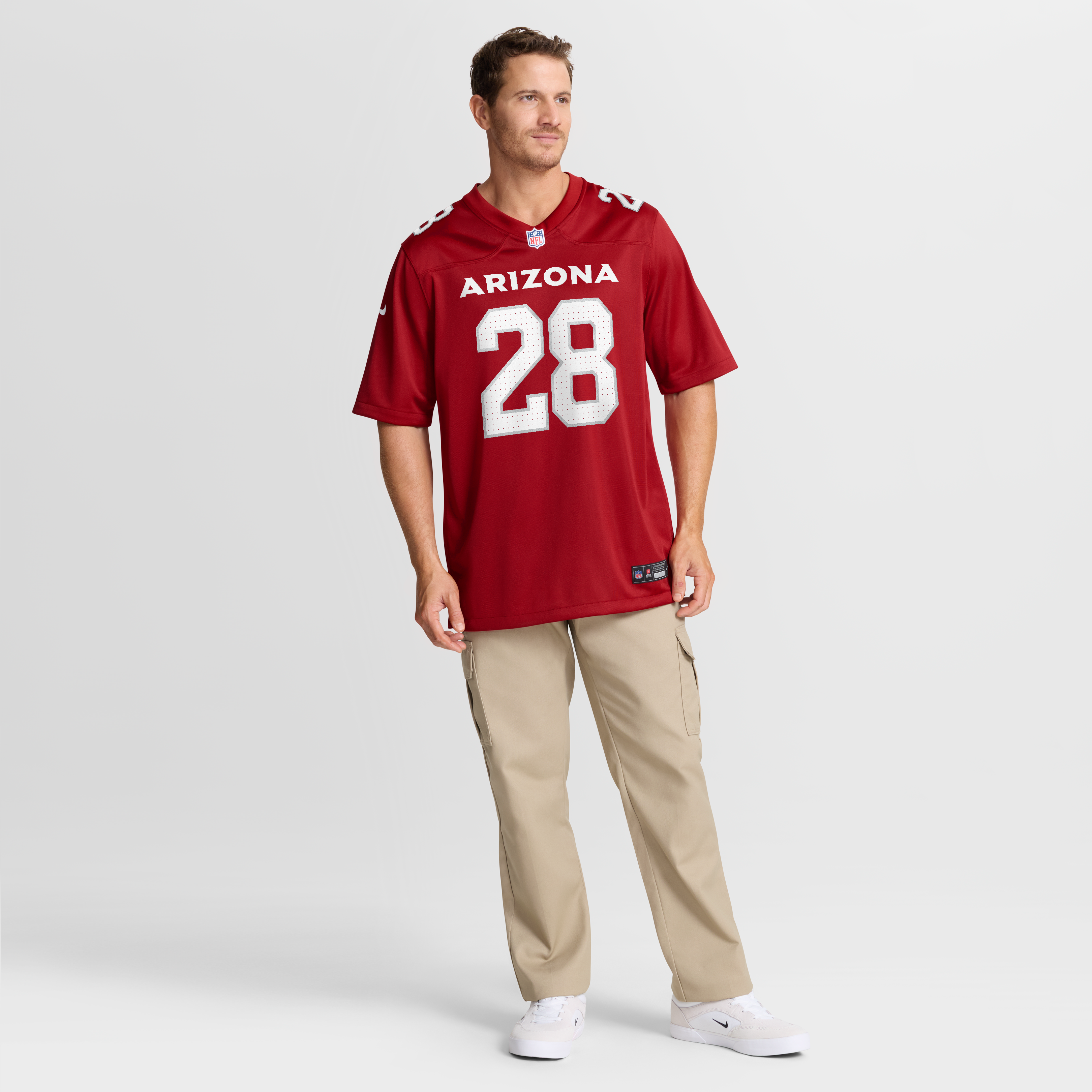 Men's Nike Andrew Wingard Cardinal Arizona Cardinals Team Game Jersey