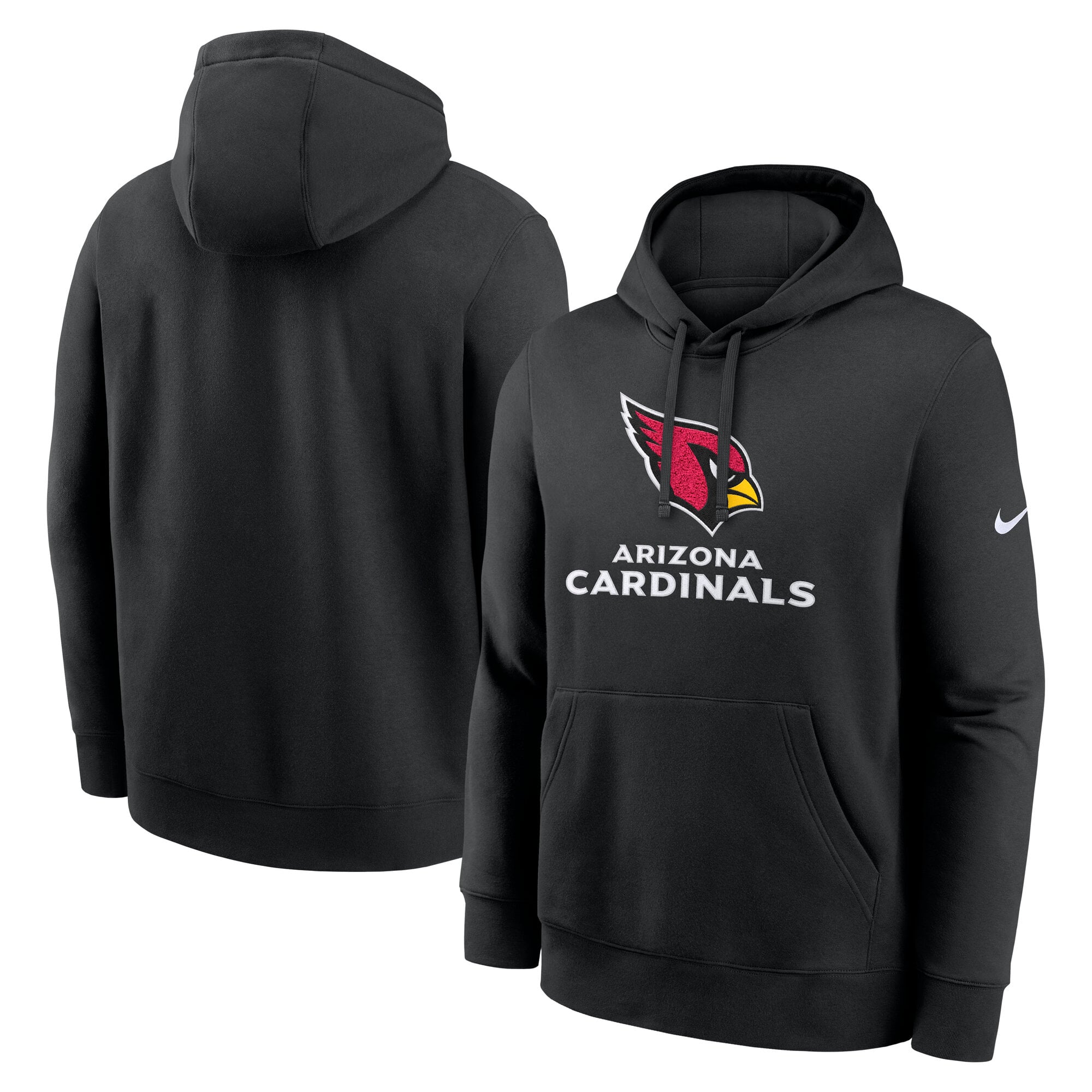 Sweat à capuche Nike noir pour homme, collection Best Season Rewind Club des Arizona Cardinals.