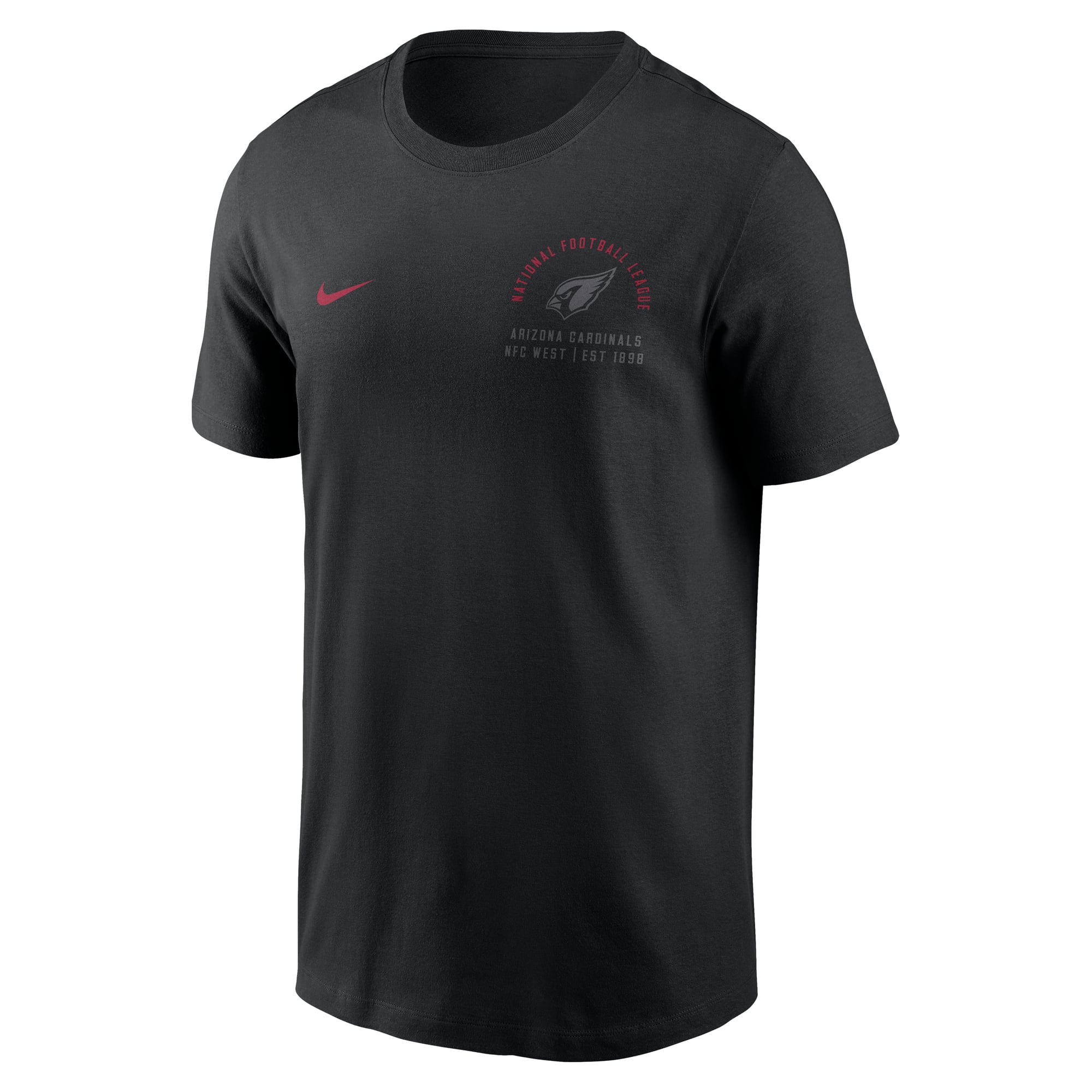 Men's Nike Black Arizona Cardinals Split Logo T-Shirt
