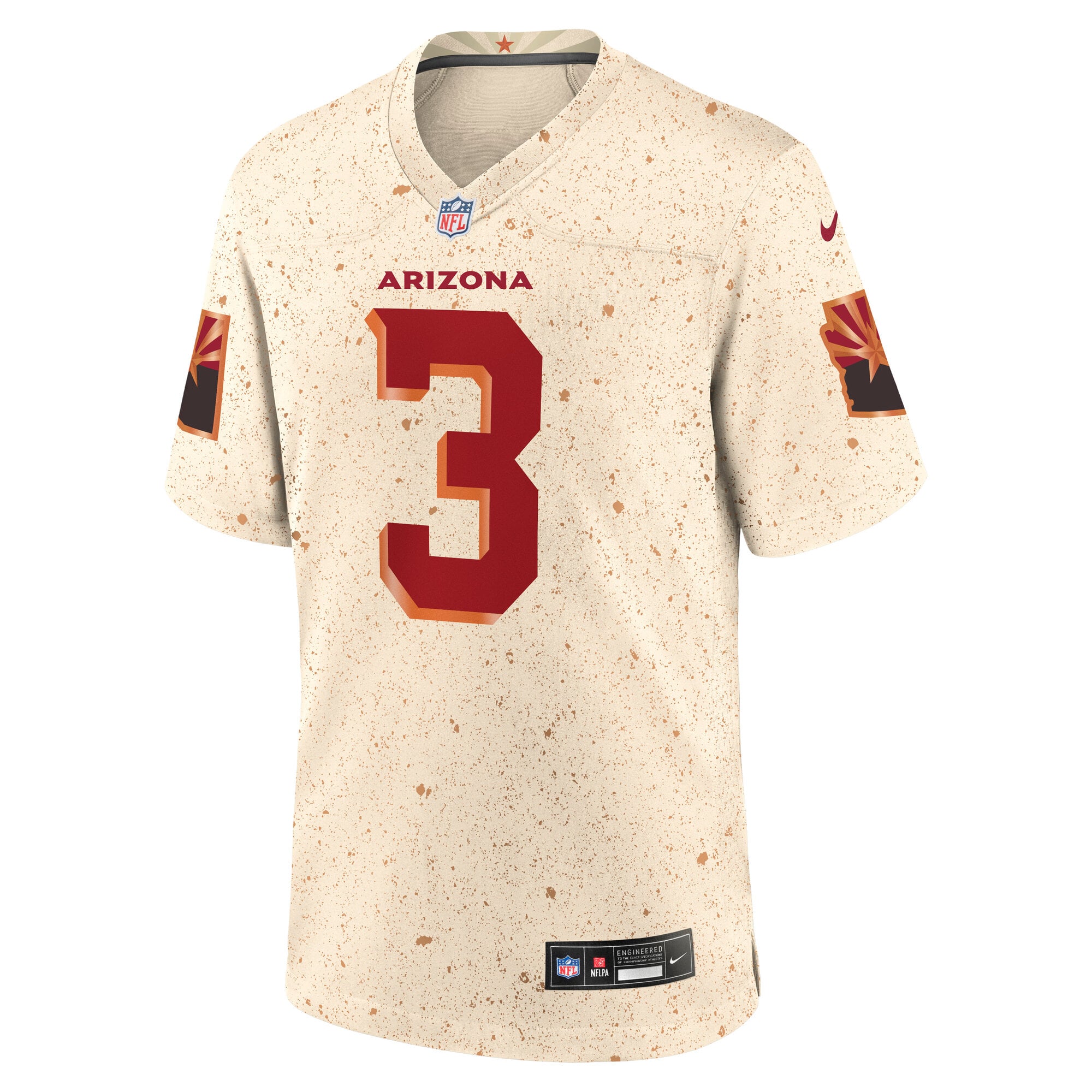 Men's Nike Budda Baker Natural Arizona Cardinals Rivalries Collection Game Jersey