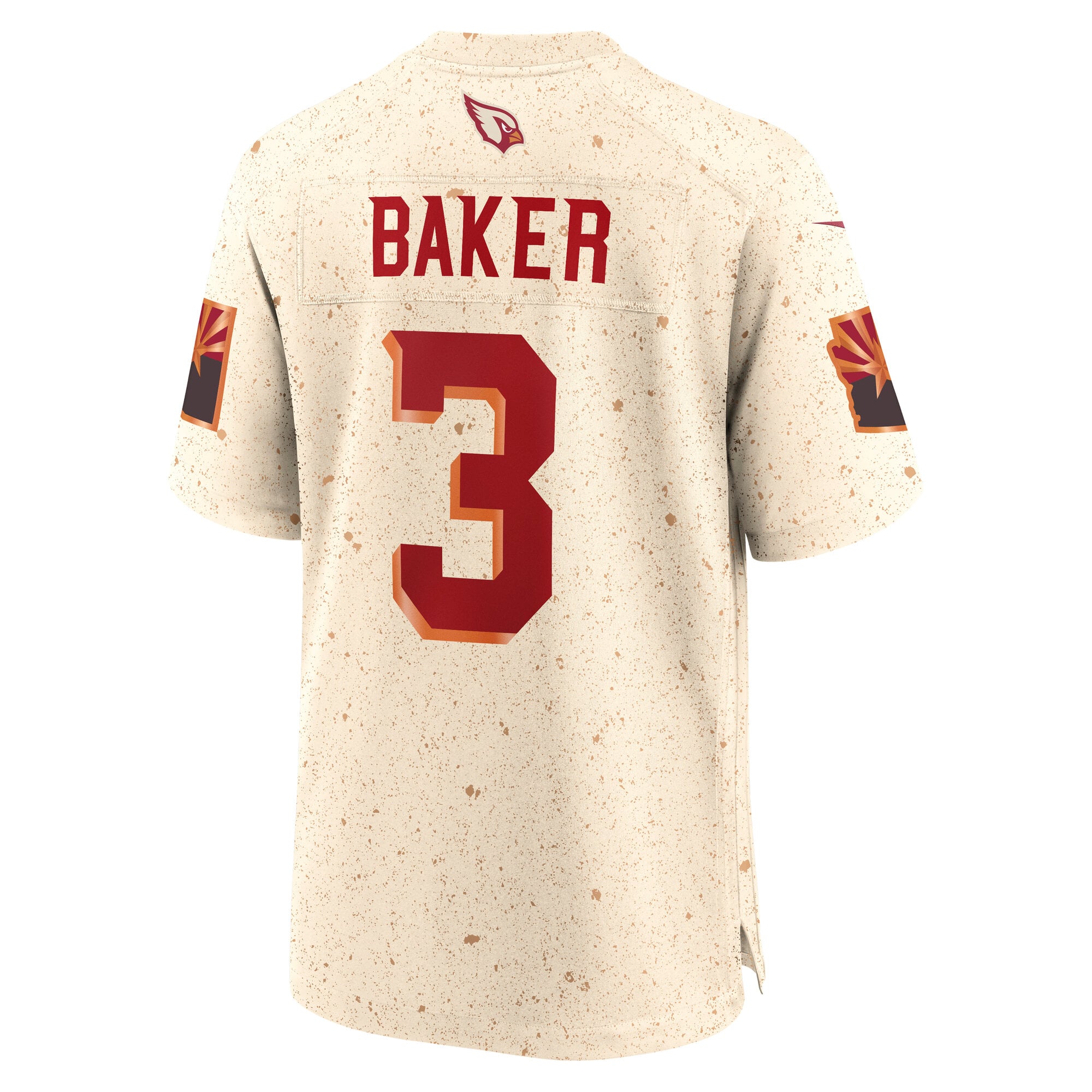 Men's Nike Budda Baker Natural Arizona Cardinals Rivalries Collection Game Jersey