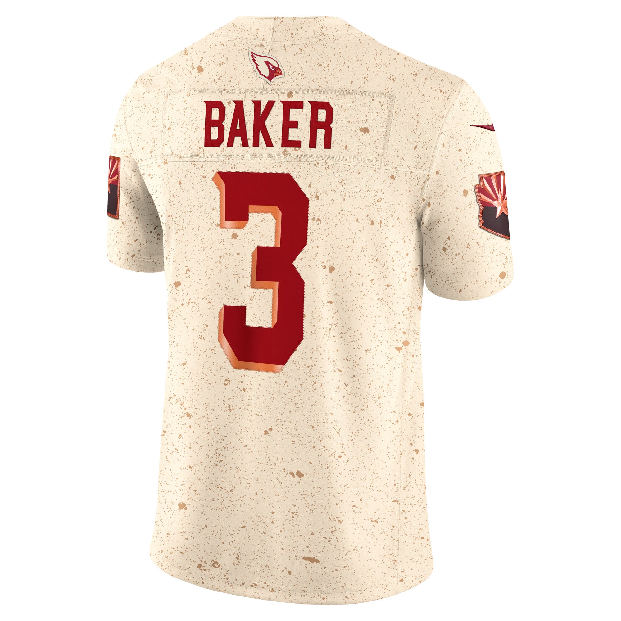 Men's Nike Budda Baker Natural Arizona Cardinals Rivalries Collection Stitched Limited Jersey