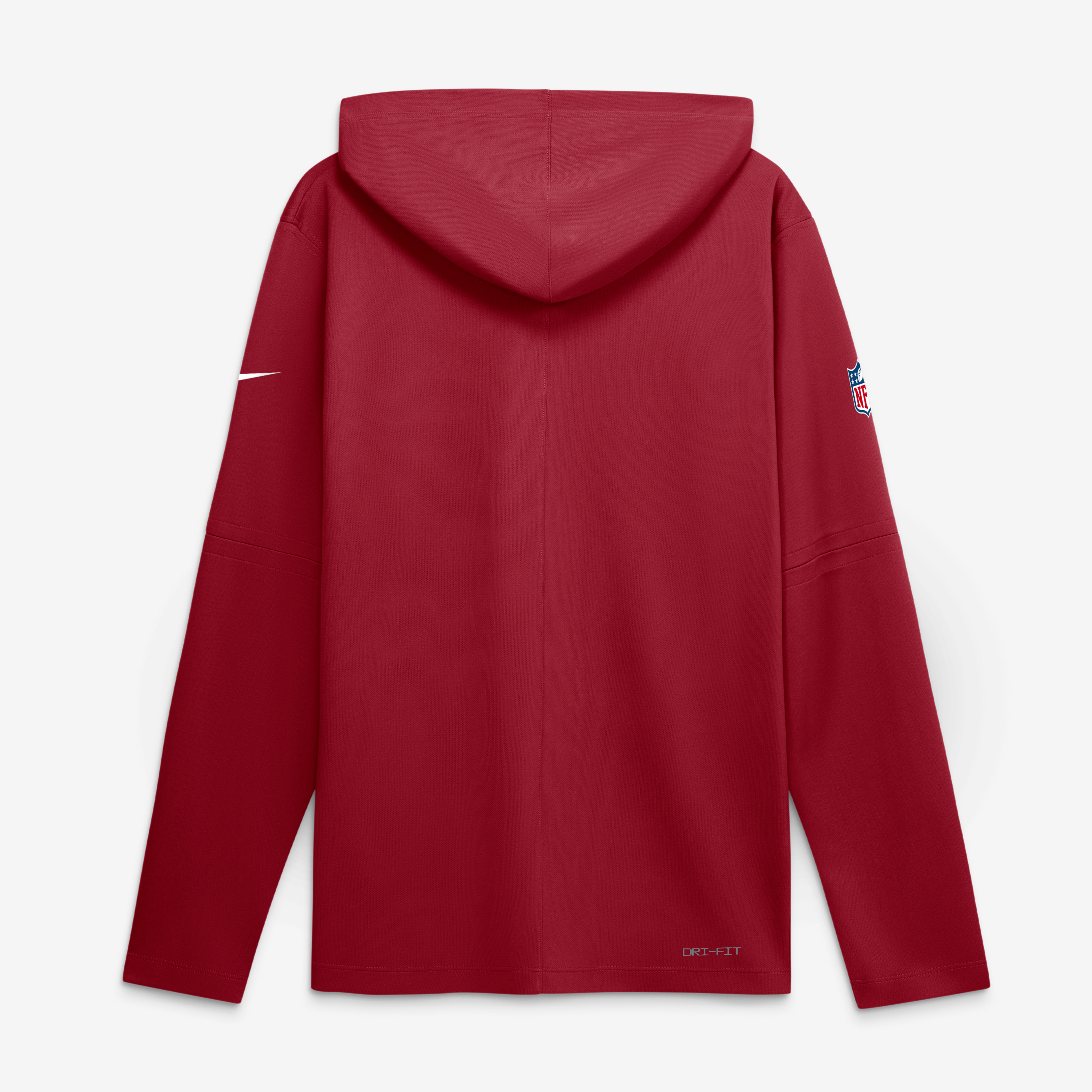 Men's Nike Cardinal Arizona Cardinals Sideline Game On Lightweight Long Sleeve Hooded Dri-FIT Top