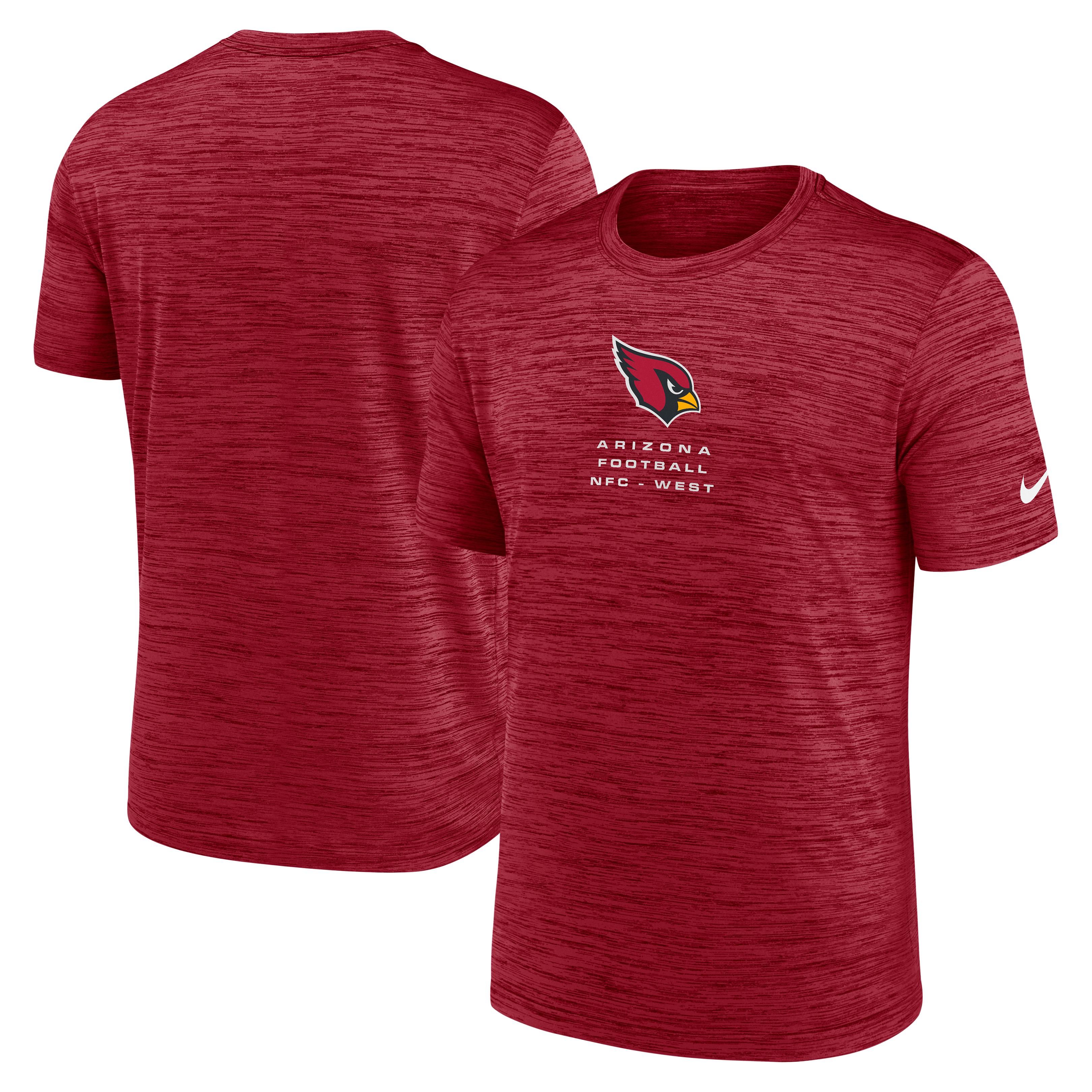 Men's Nike Cardinal Arizona Cardinals Velocity Ball Carrier Dri-FIT T-Shirt