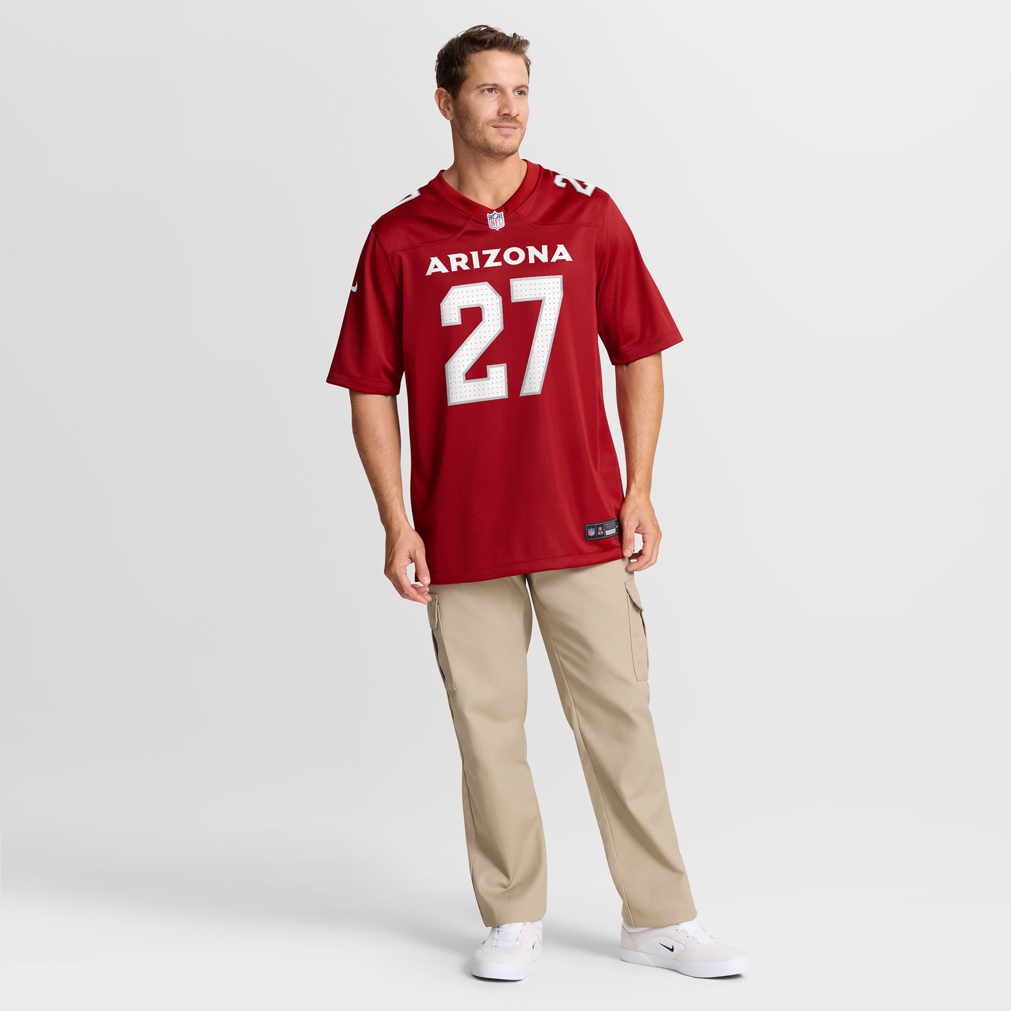 Maillot de match Nike D'Shawn Jamison Cardinal Arizona Cardinals pour homme