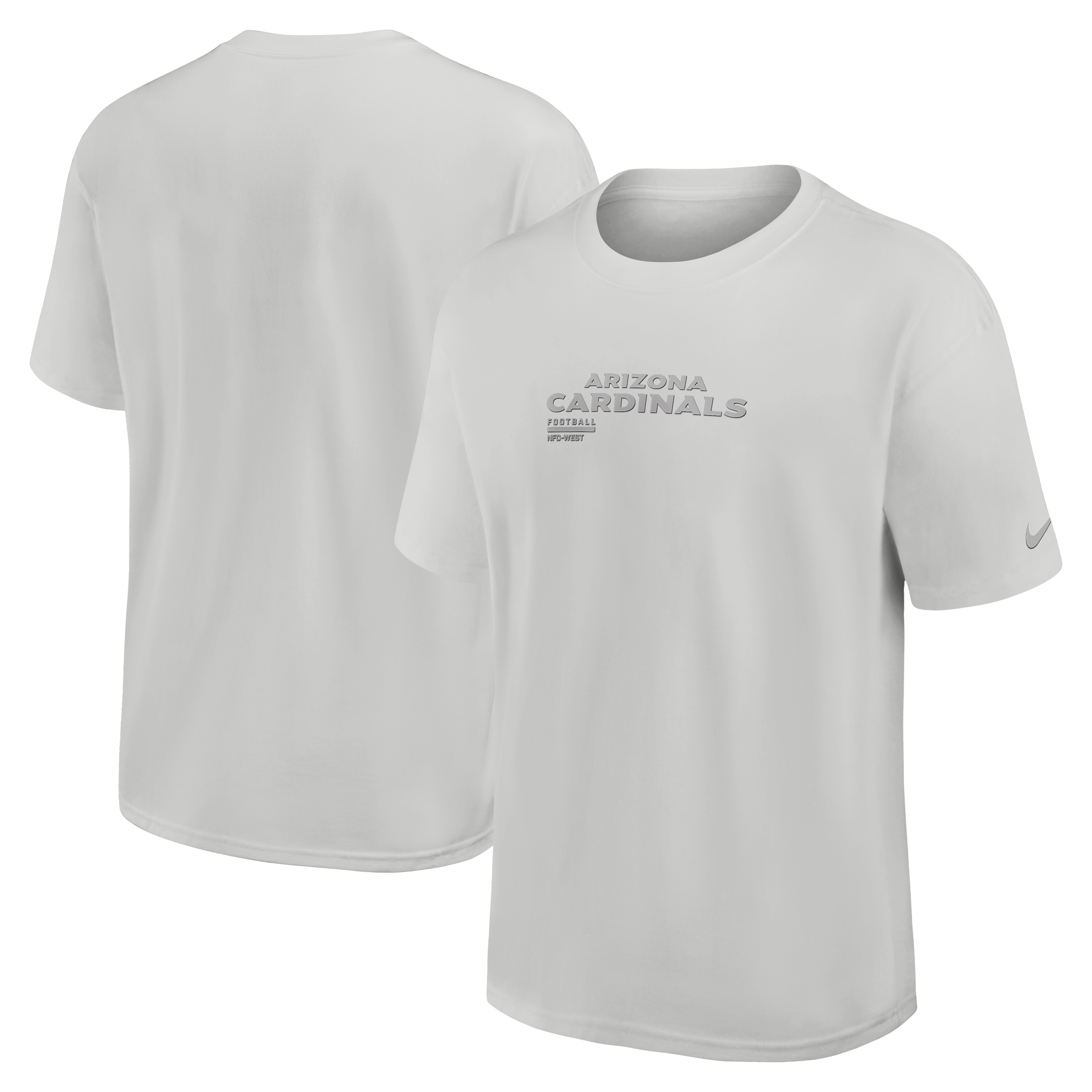 Men's Nike Gray Arizona Cardinals Edge Pack Essentials Max90 T-Shirt