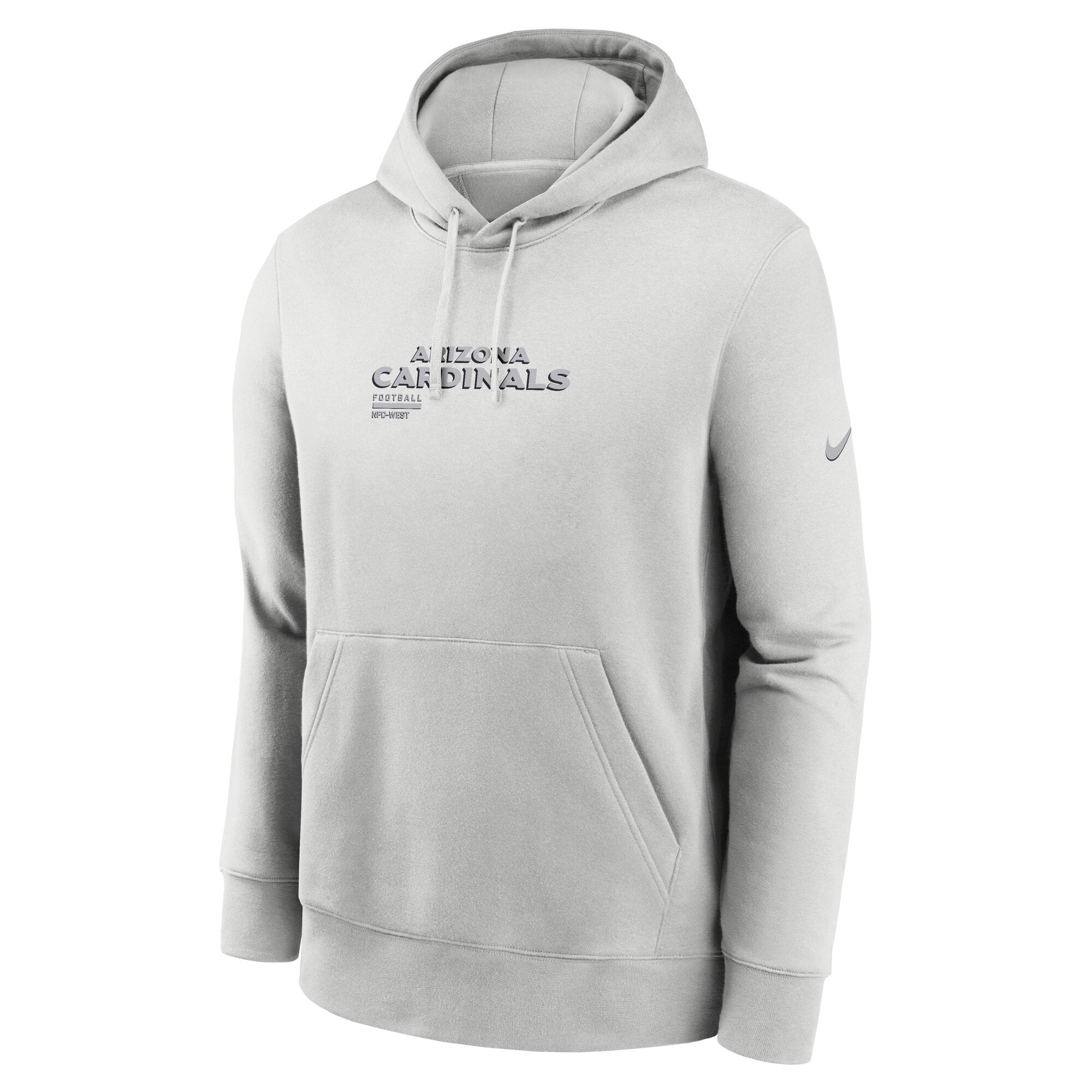 Men's Nike Gray Arizona Cardinals Edge Pack French Terry Club Pullover Hoodie