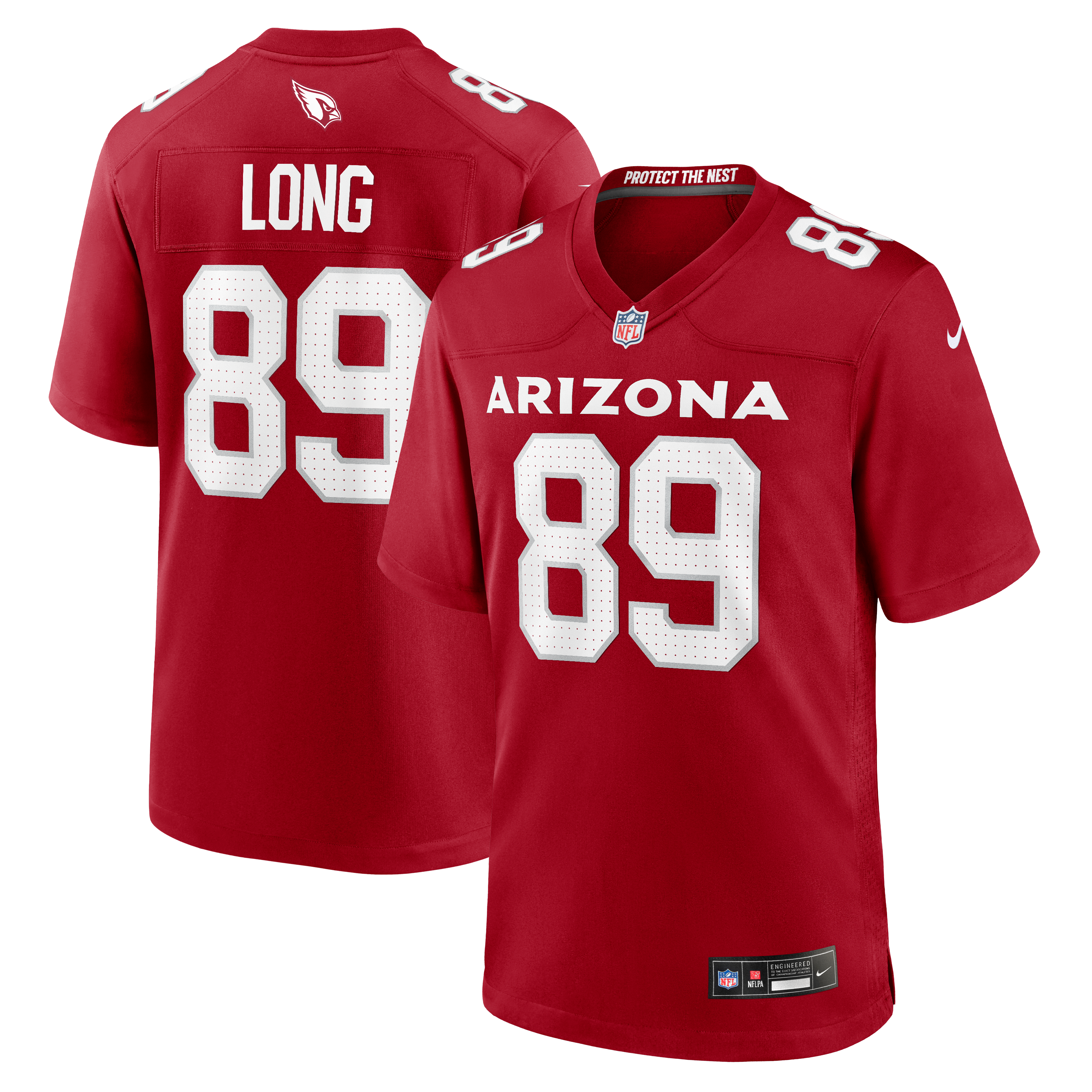 Maillot de match Nike Hunter Long Cardinal Arizona Cardinals pour homme