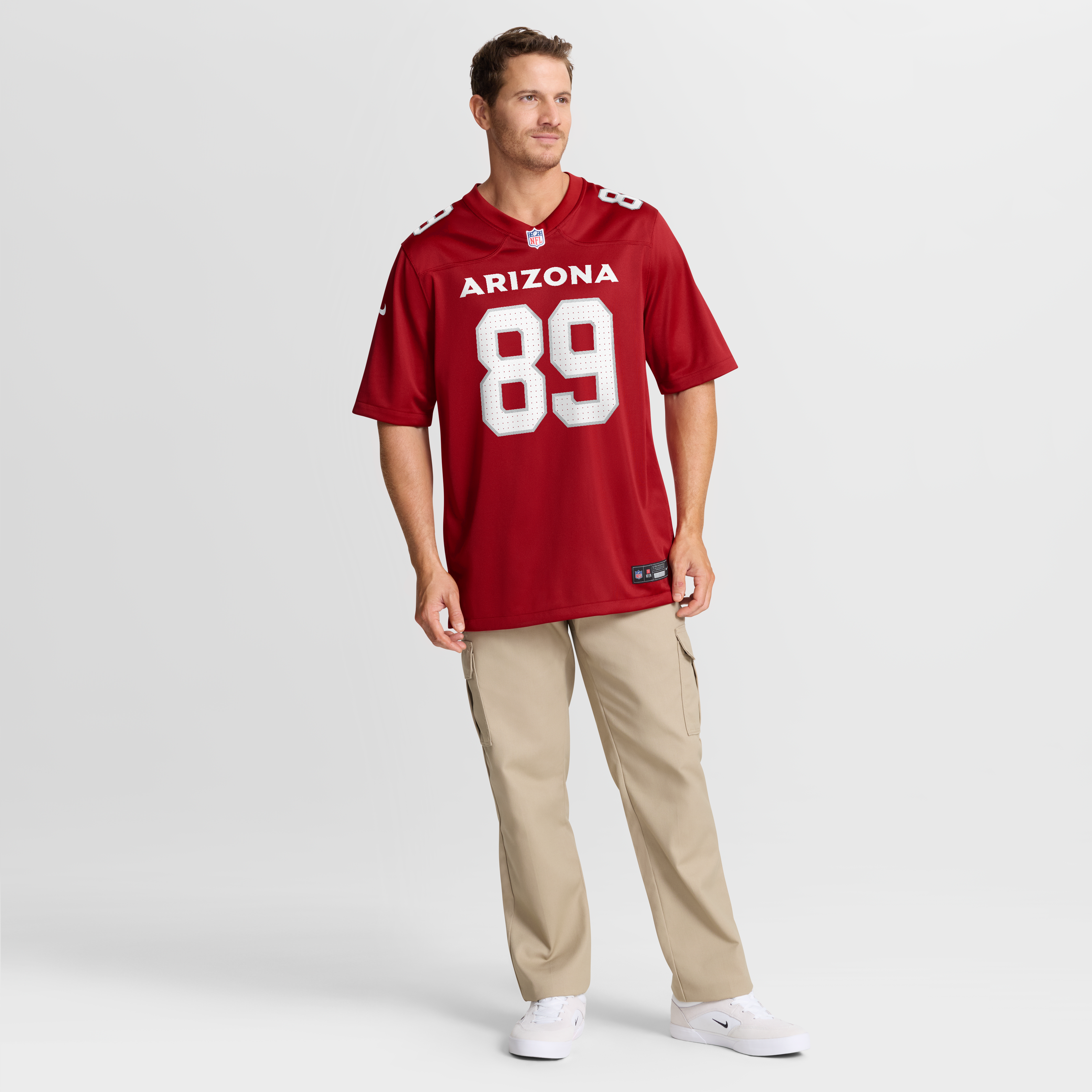 Maillot de match Nike Hunter Long Cardinal Arizona Cardinals pour homme