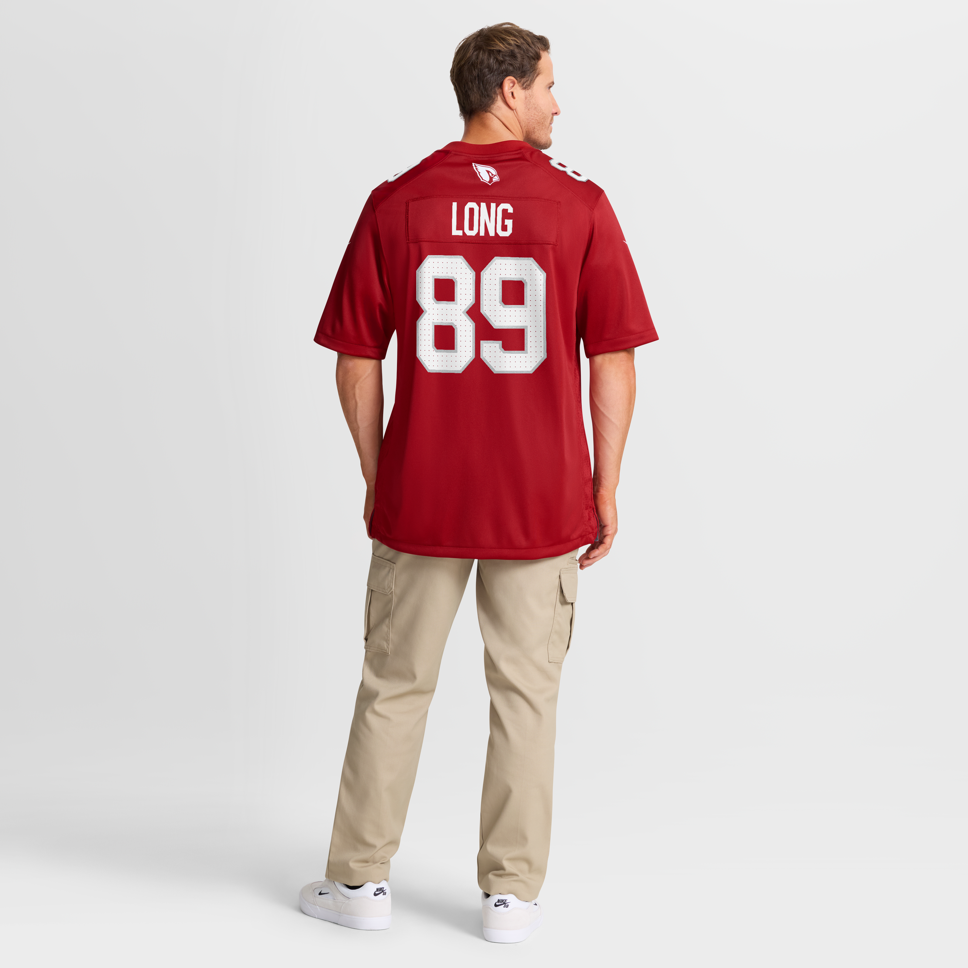 Maillot de match Nike Hunter Long Cardinal Arizona Cardinals pour homme