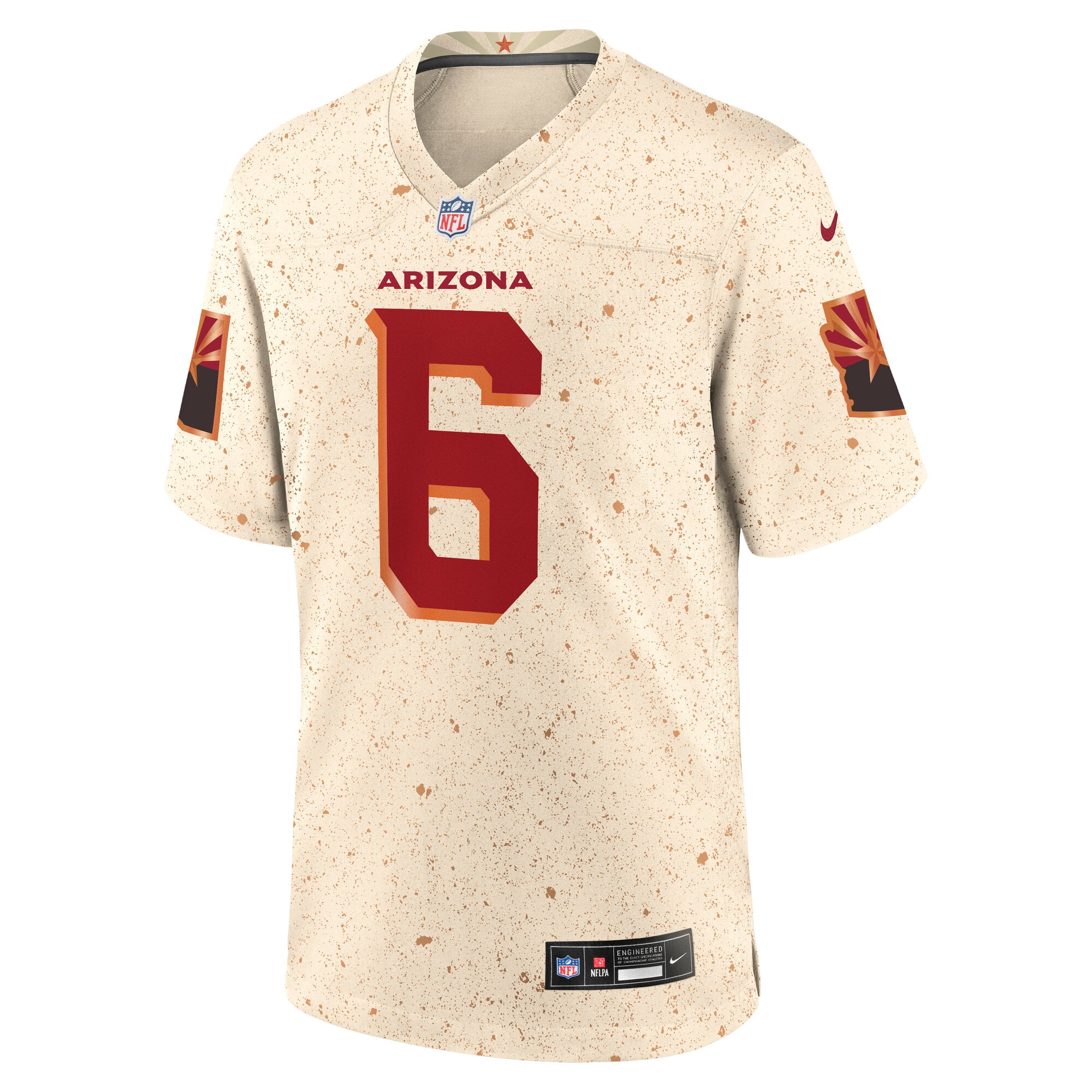 Men's Nike James Conner Natural Arizona Cardinals Rivalries Collection Game Jersey