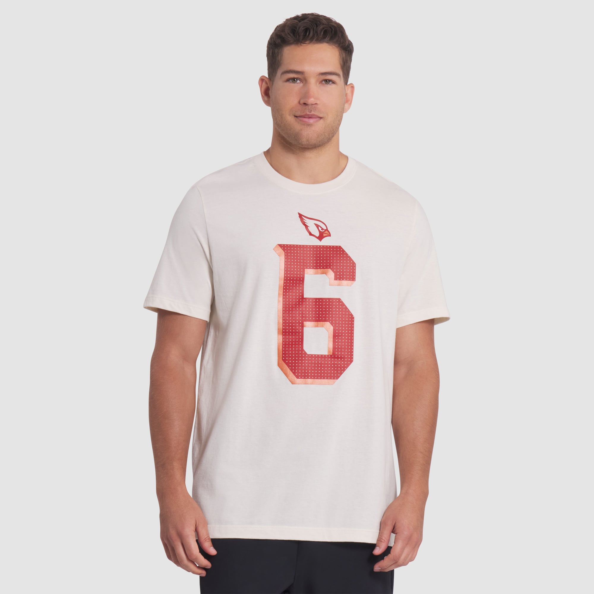 T-shirt Nike James Conner Natural Arizona Cardinals Rivalries Collection pour homme, avec nom et numéro du joueur