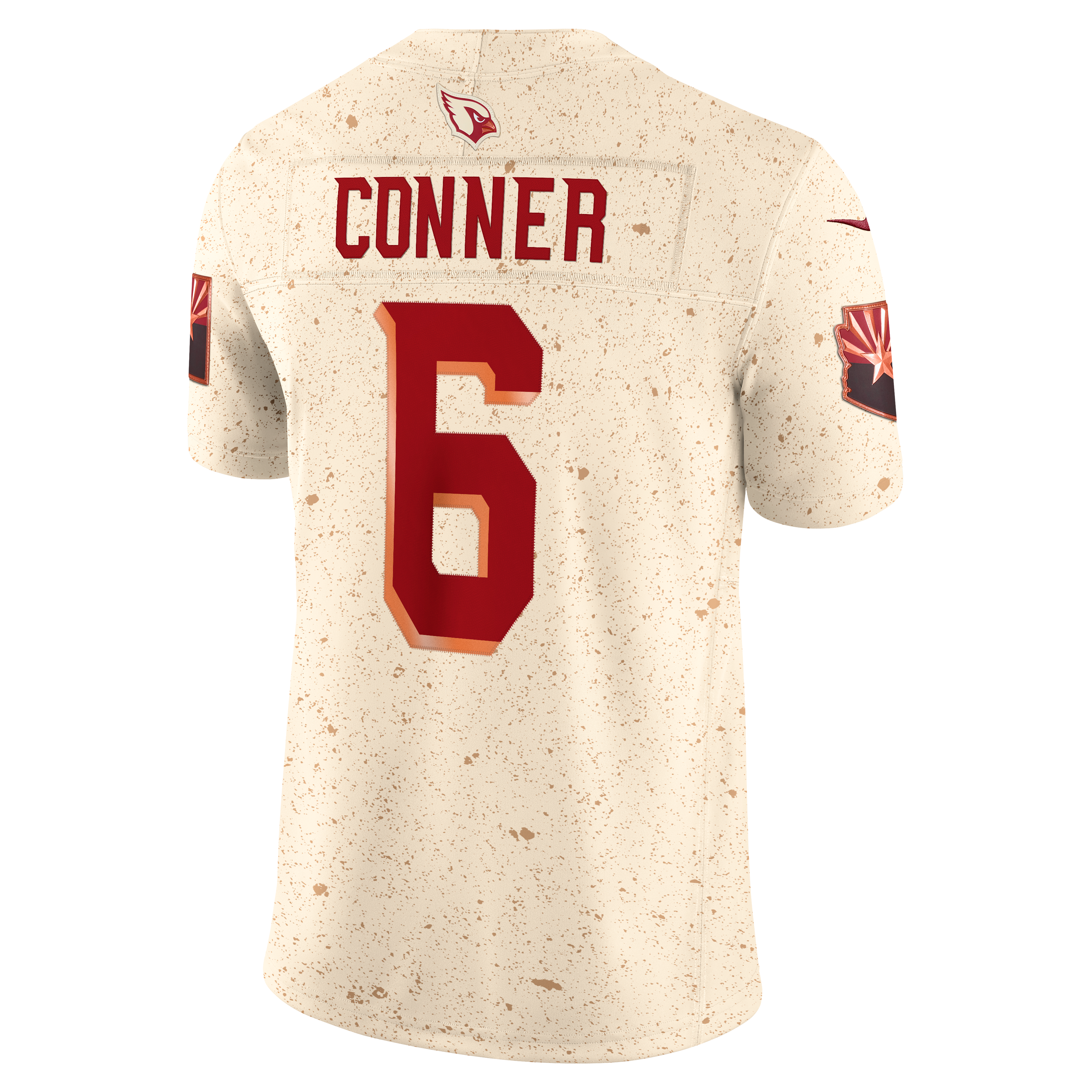 Men's Nike James Conner Natural Arizona Cardinals Rivalries Collection Stitched Limited Jersey