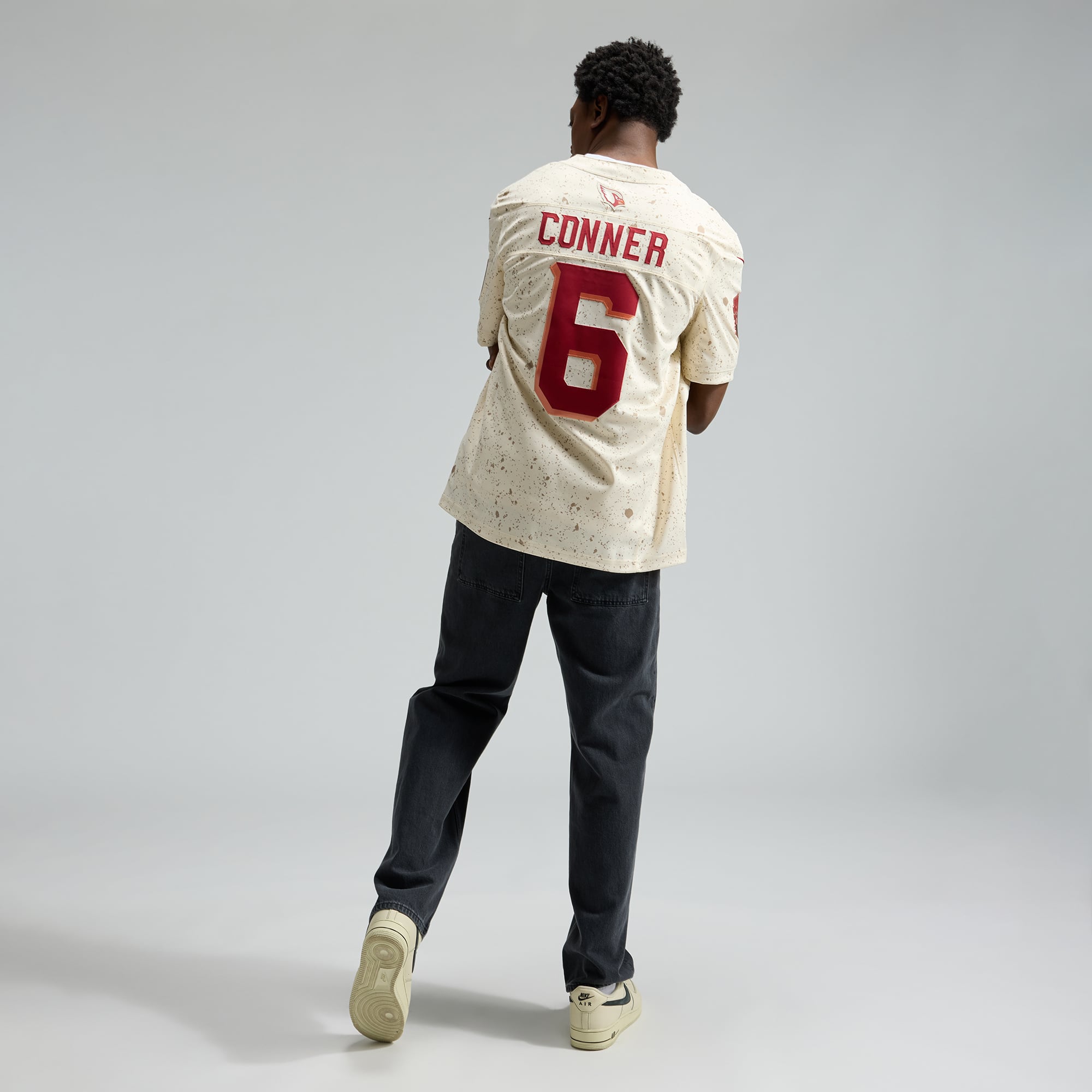 Men's Nike James Conner Natural Arizona Cardinals Rivalries Collection Stitched Limited Jersey