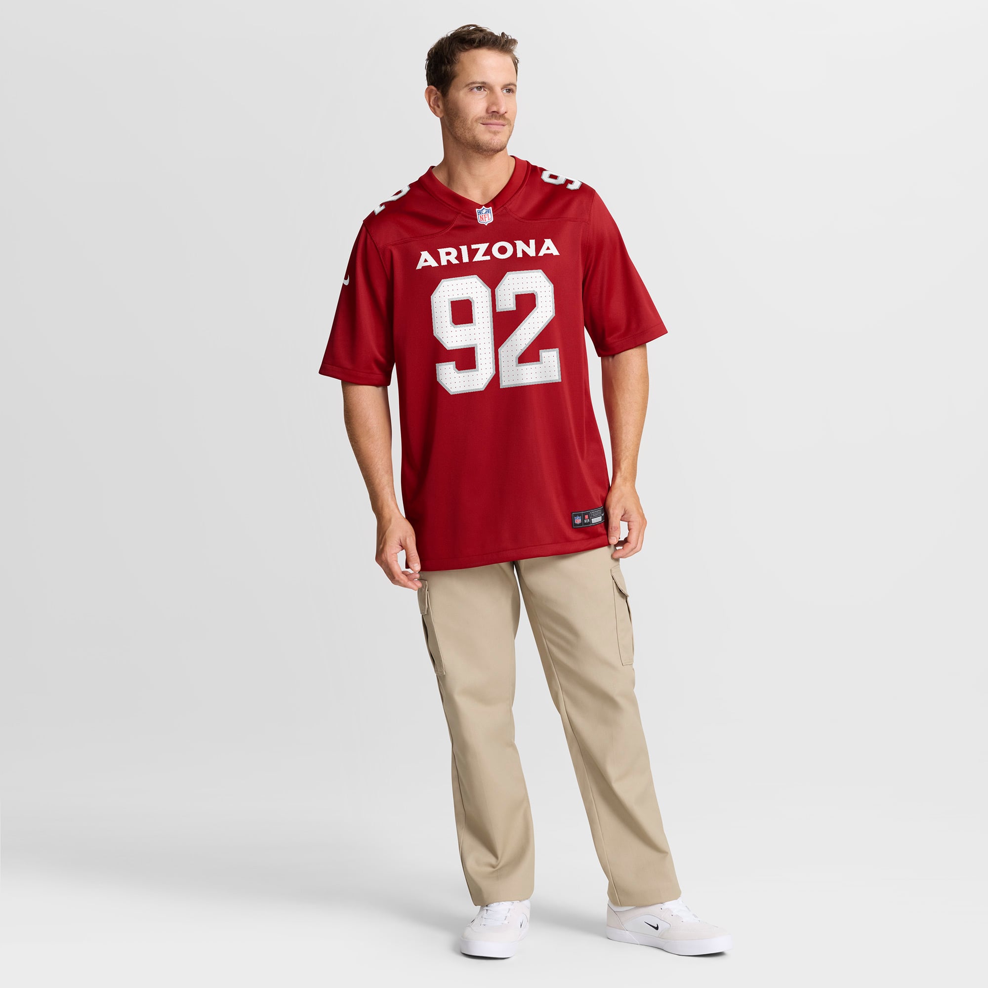 Maillot de match Nike Jay Toia Cardinal Arizona Cardinals pour homme