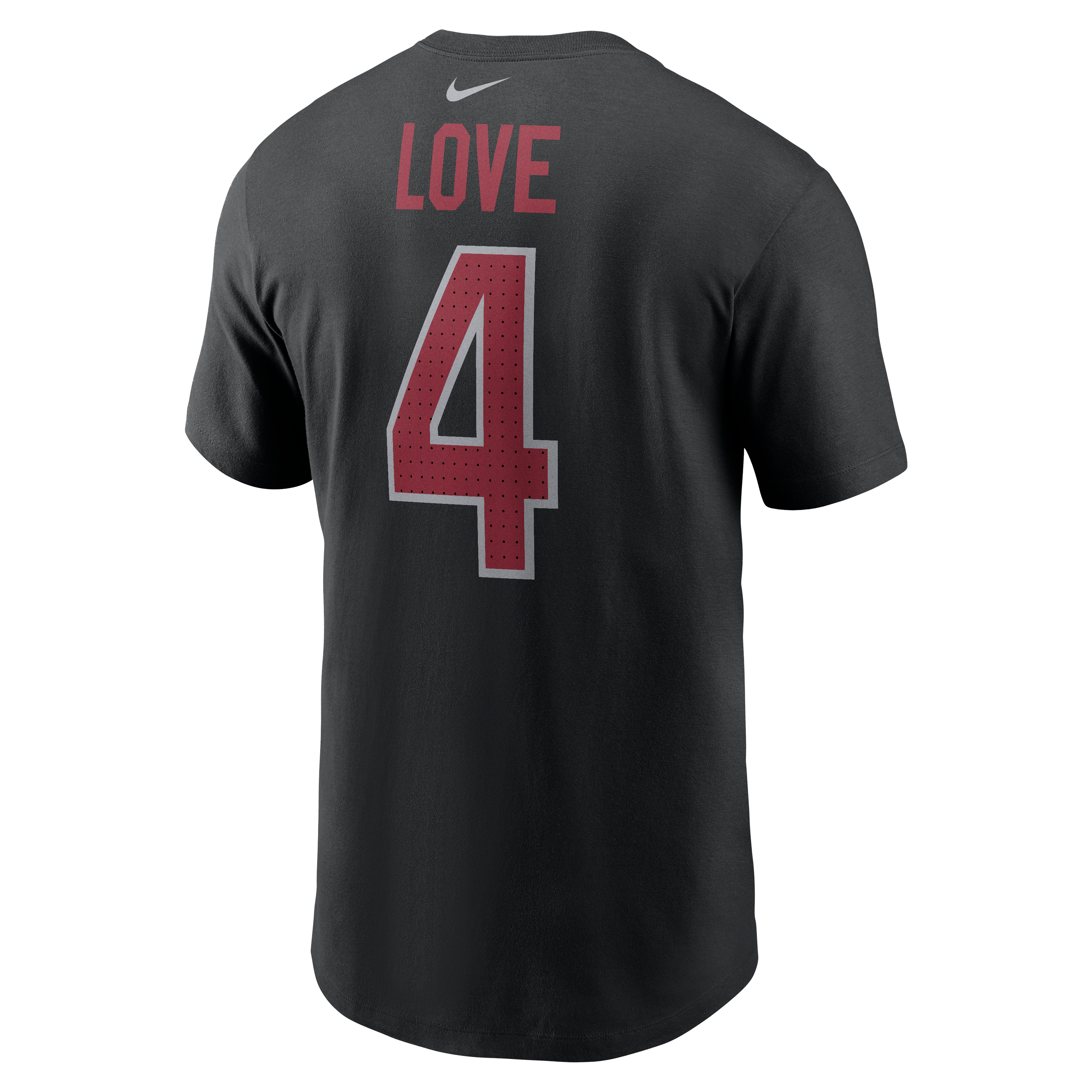 Men's Nike Jeremiyah Love Cardinal Arizona Cardinals Name & Number T-Shirt