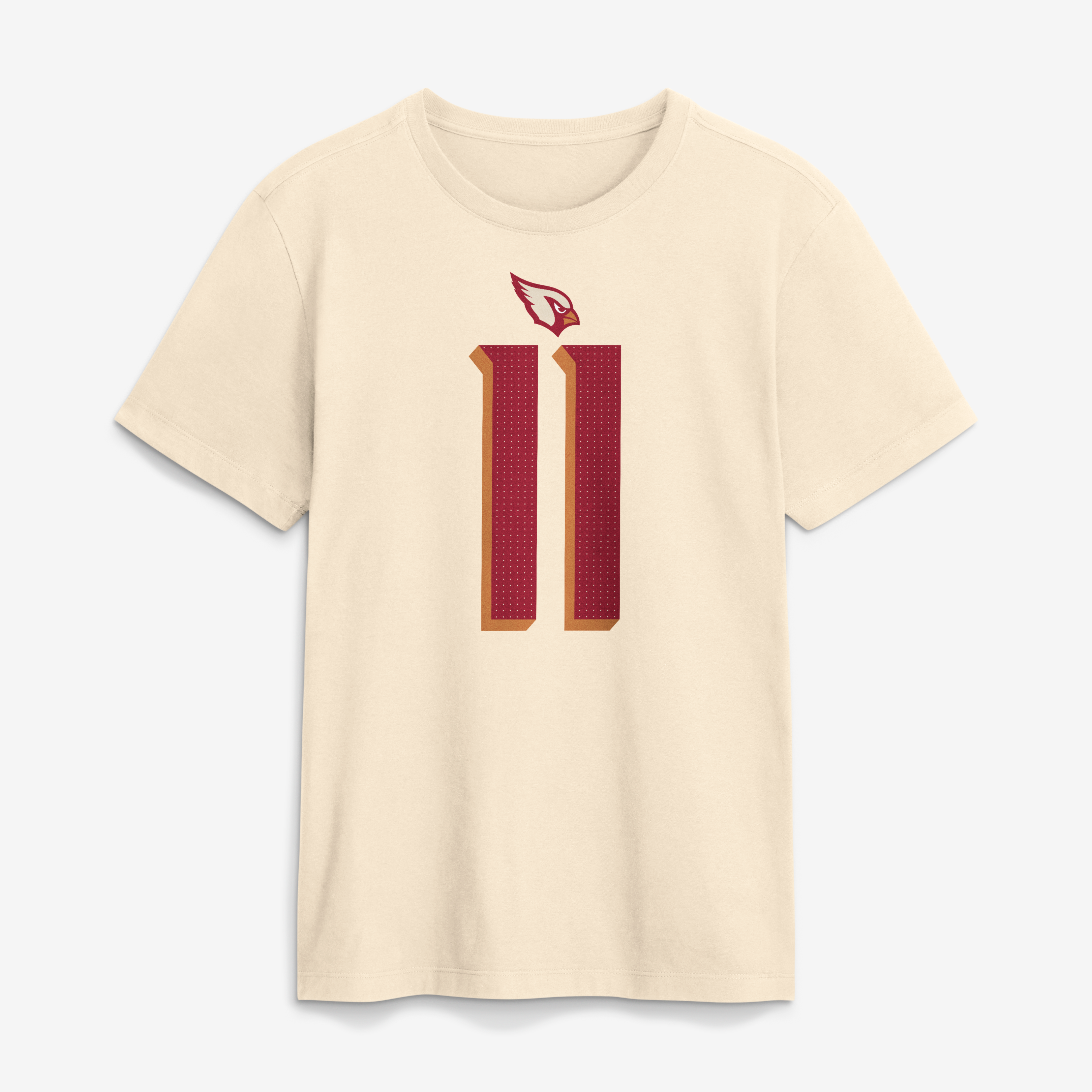 Men's Nike Larry Fitzgerald Natural Arizona Cardinals Rivalries Collection Player Name & Number T-Shirt