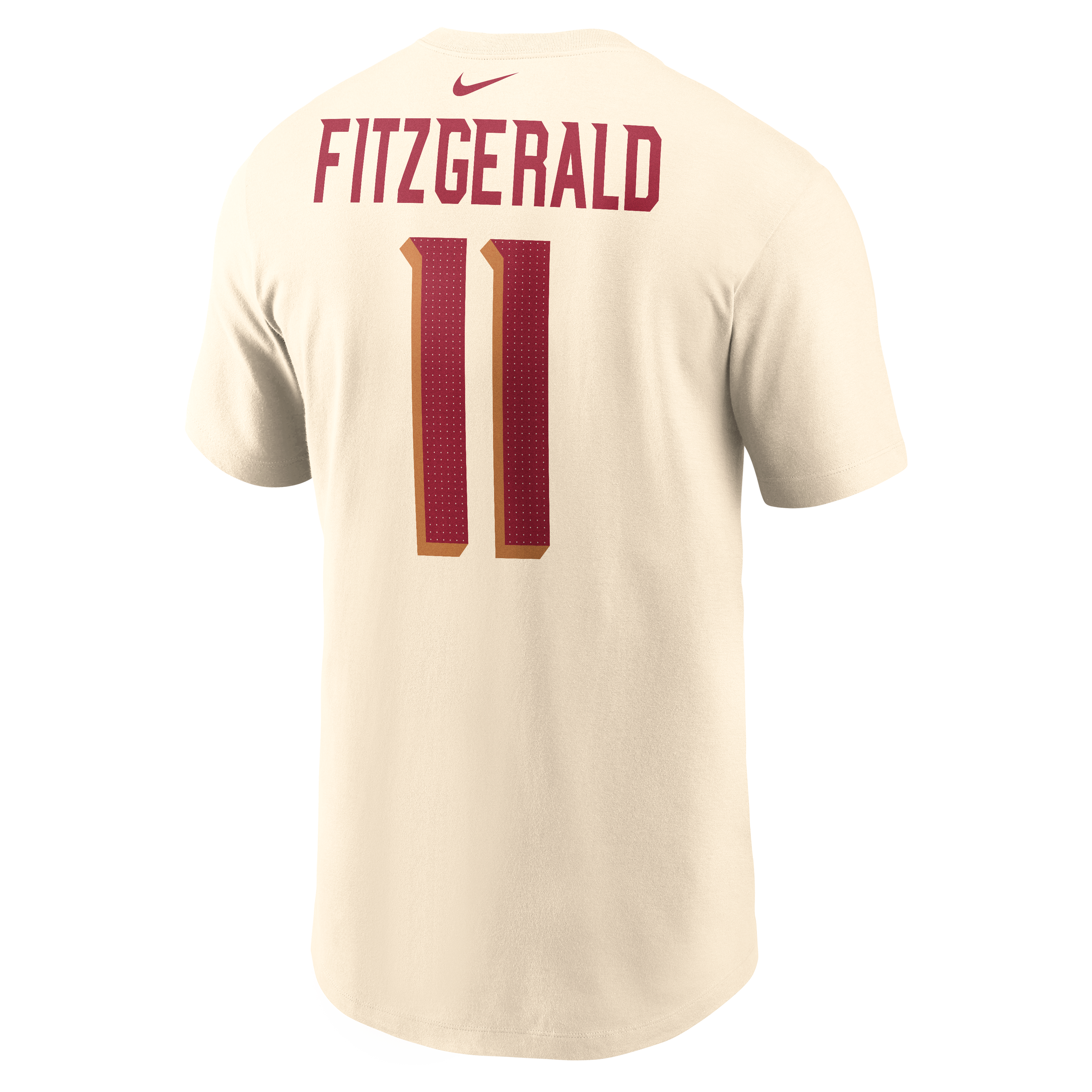 Men's Nike Larry Fitzgerald Natural Arizona Cardinals Rivalries Collection Player Name & Number T-Shirt