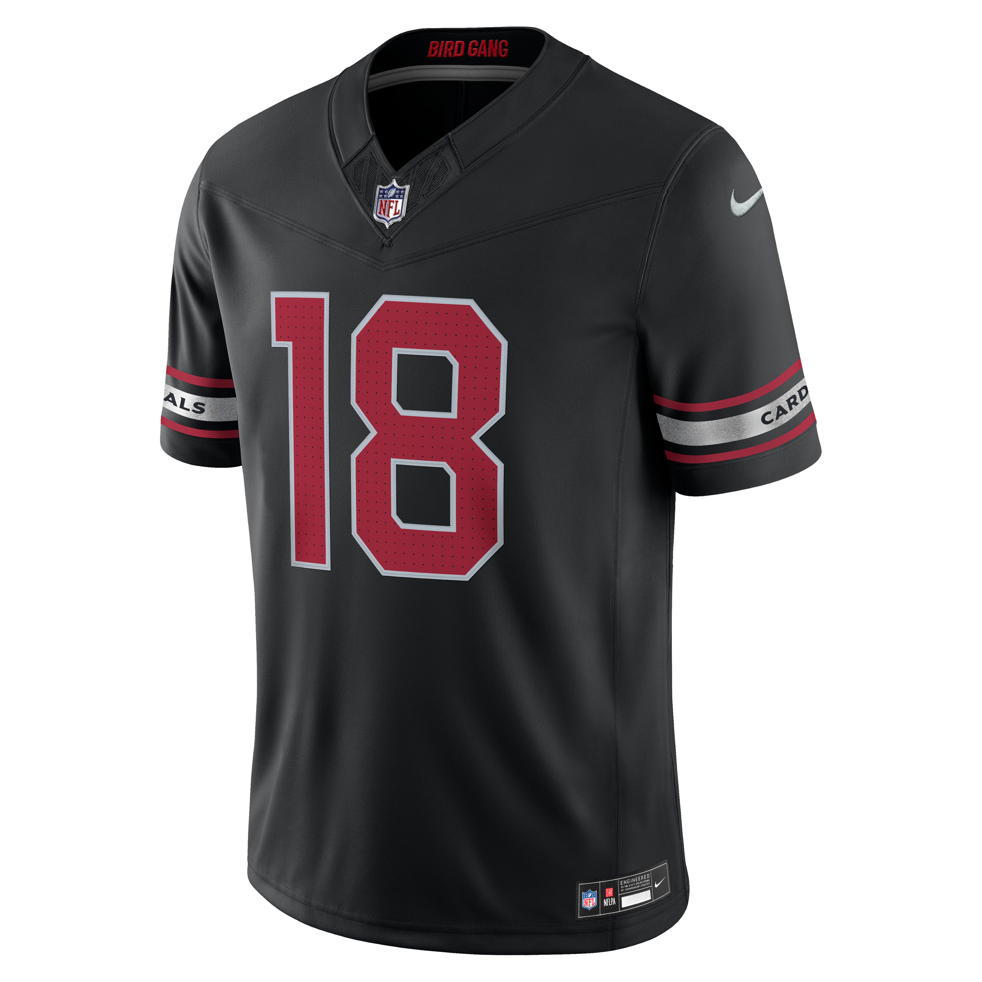 Men's Nike Marvin Harrison Jr. Cardinal Arizona Cardinals Team Vapor F.U.S.E. Stitched Limited Jersey
