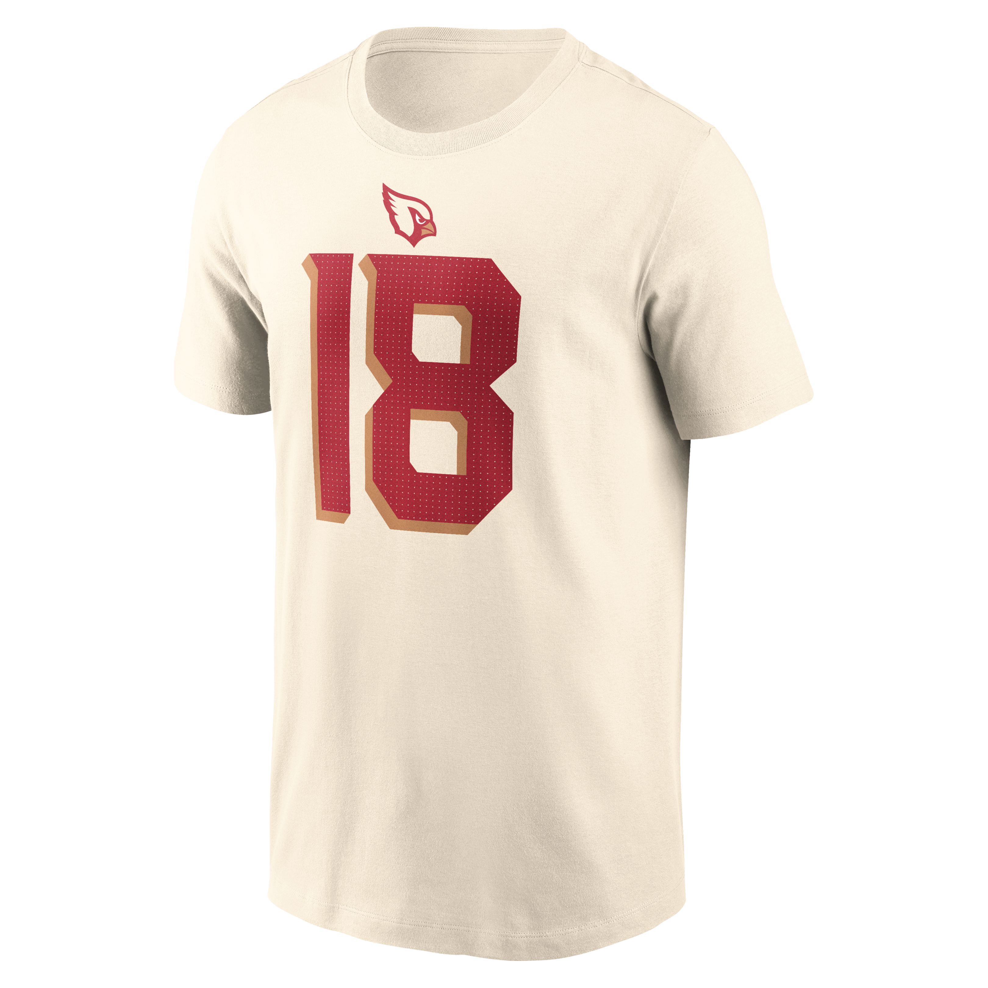 Men's Nike Marvin Harrison Jr. Natural Arizona Cardinals Rivalries Collection Player Name & Number T-Shirt