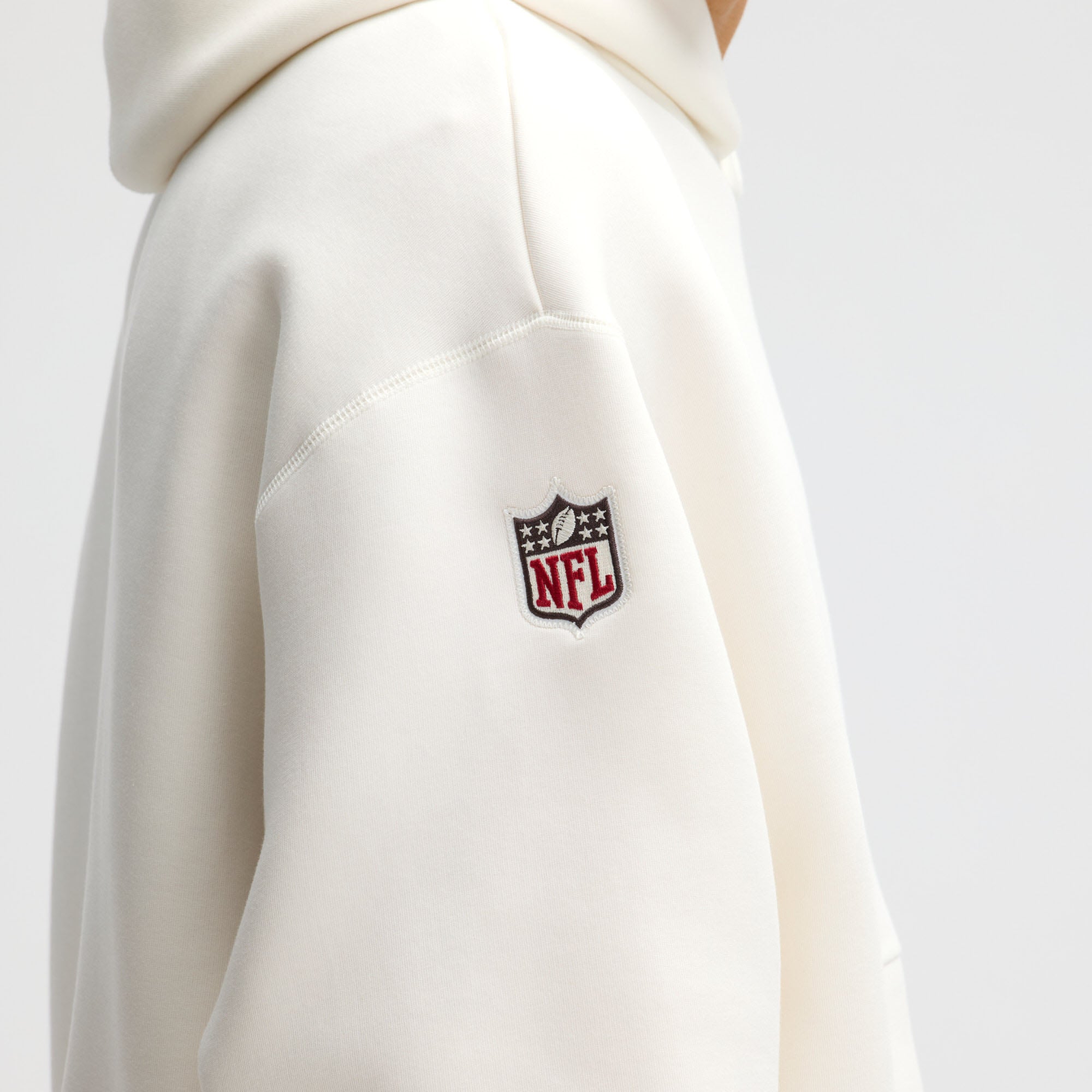 Men's Nike Natural Arizona Cardinals Rivalries Collection Oversized Tech Fleece Hoodie