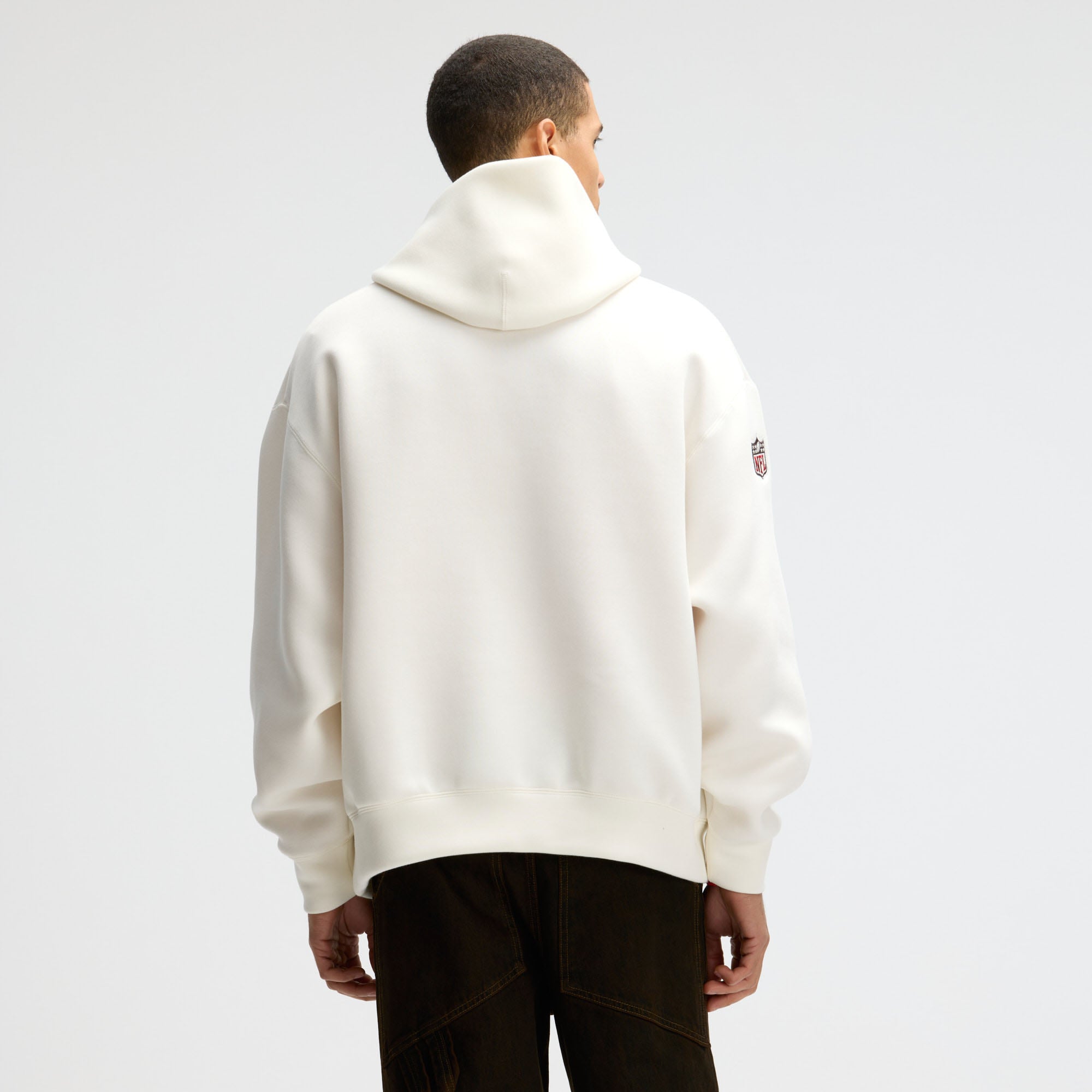 Men's Nike Natural Arizona Cardinals Rivalries Collection Oversized Tech Fleece Hoodie