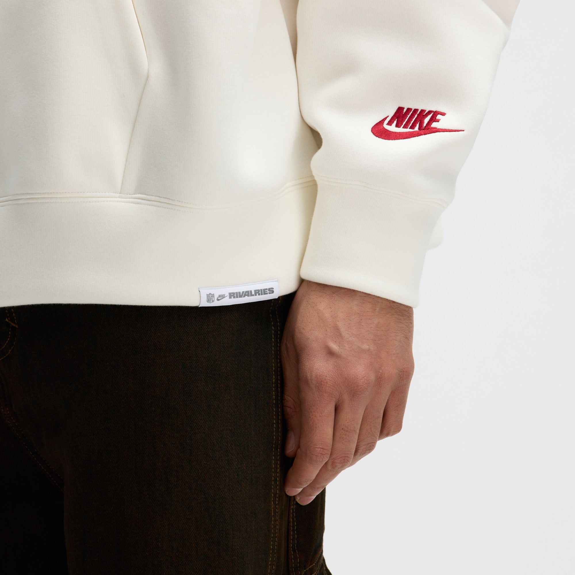Sweat à capuche oversize en polaire technique Nike Natural Arizona Cardinals Rivalries Collection pour homme