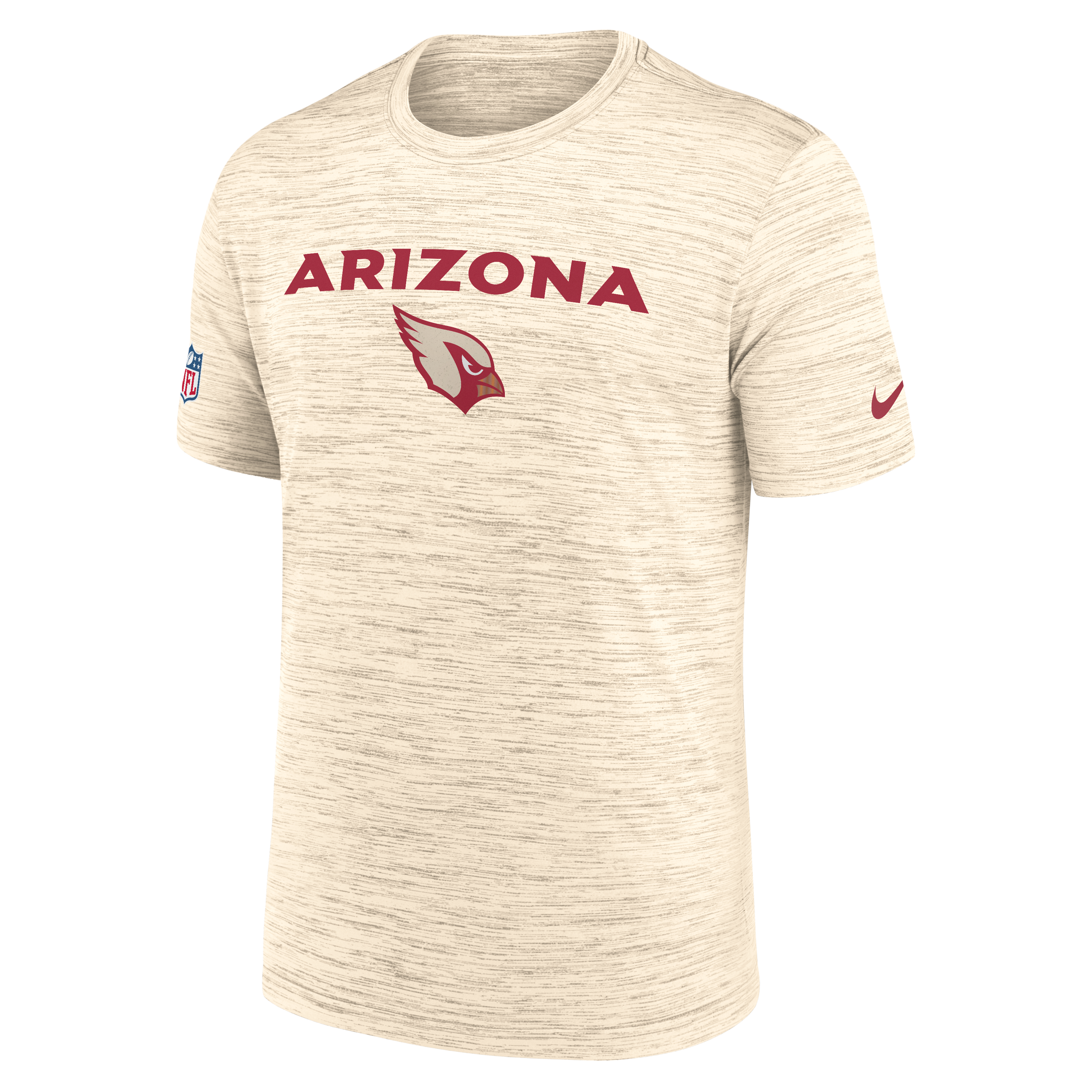 Men's Nike Natural Arizona Cardinals Rivalries Collection Sideline Velocity T-Shirt