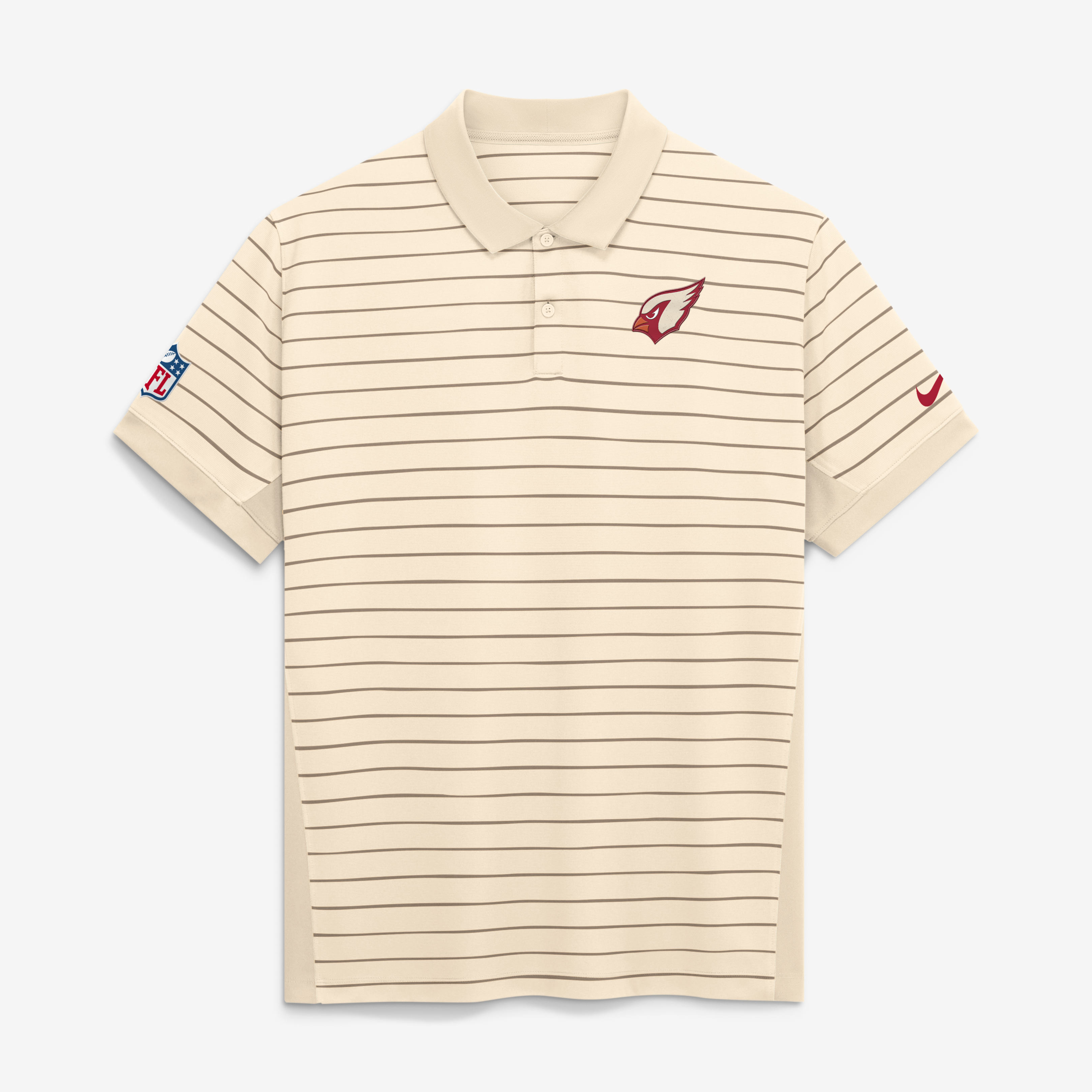 Men's Nike  Natural Arizona Cardinals Rivalries Collection Sideline Victory Polo