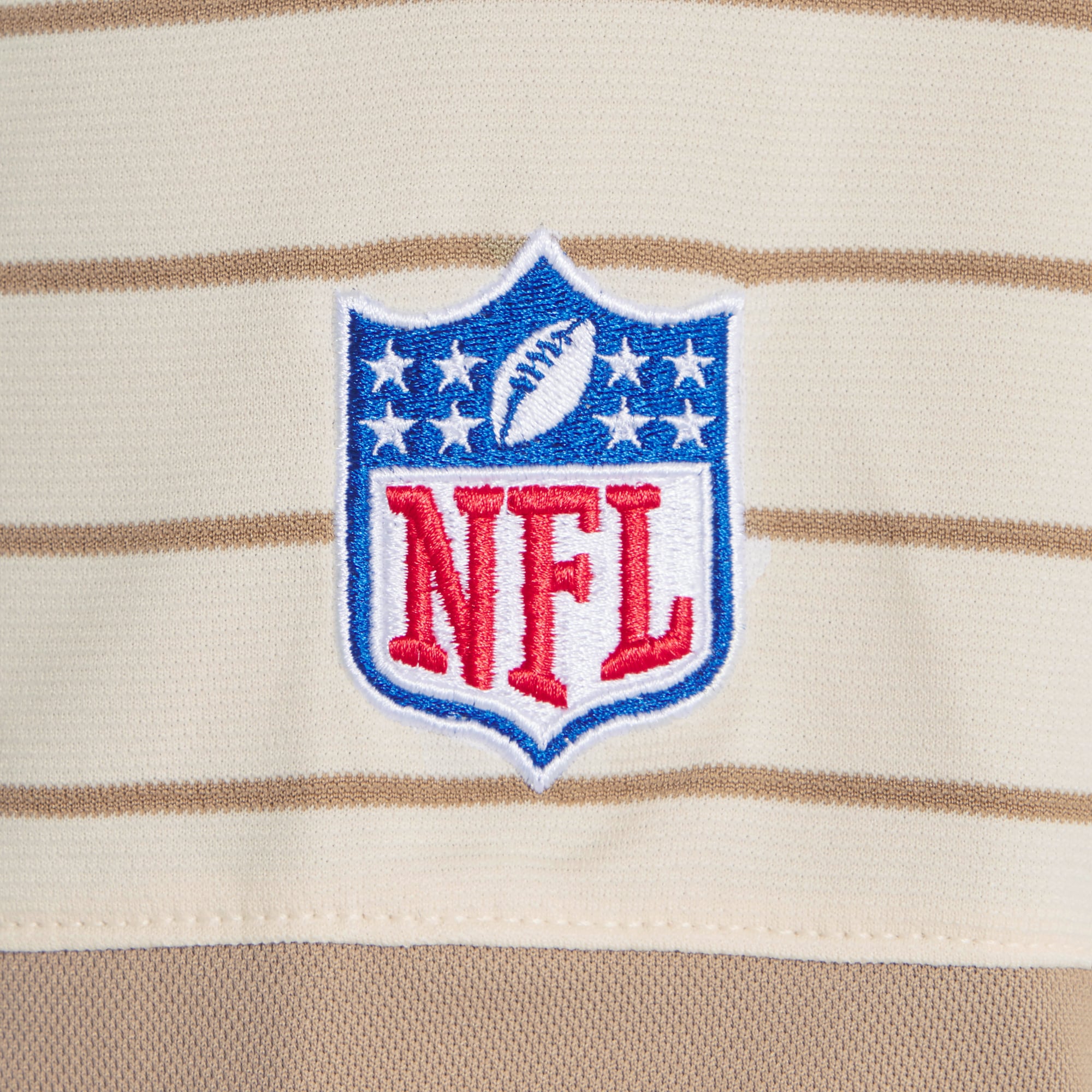 Men's Nike Natural Arizona Cardinals Rivalries Collection Sideline Victory Striped Dri-FIT Polo