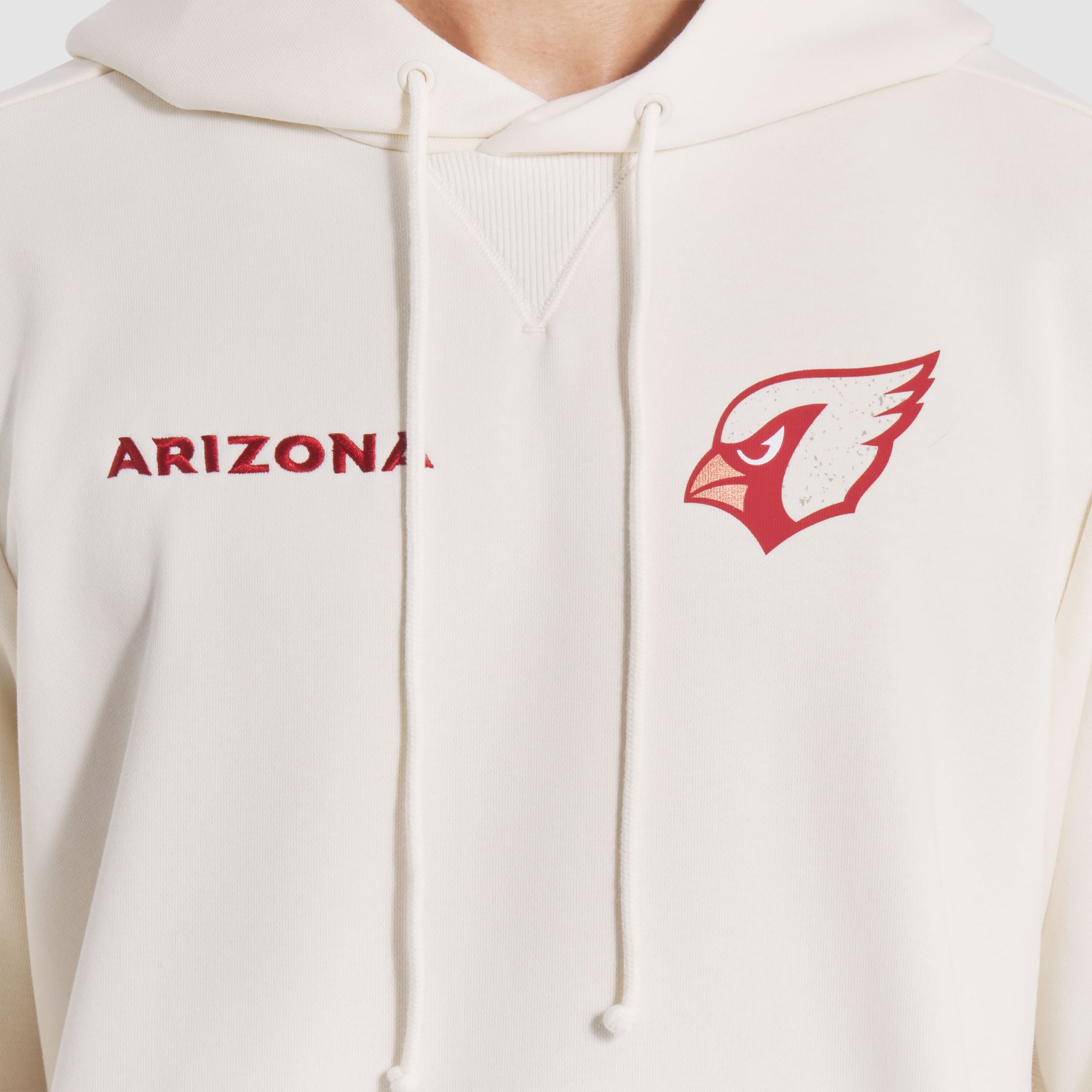 Men's Nike  Natural Arizona Cardinals Rivalries Collection Standard Issue Sideline Dri-FIT Hoodie