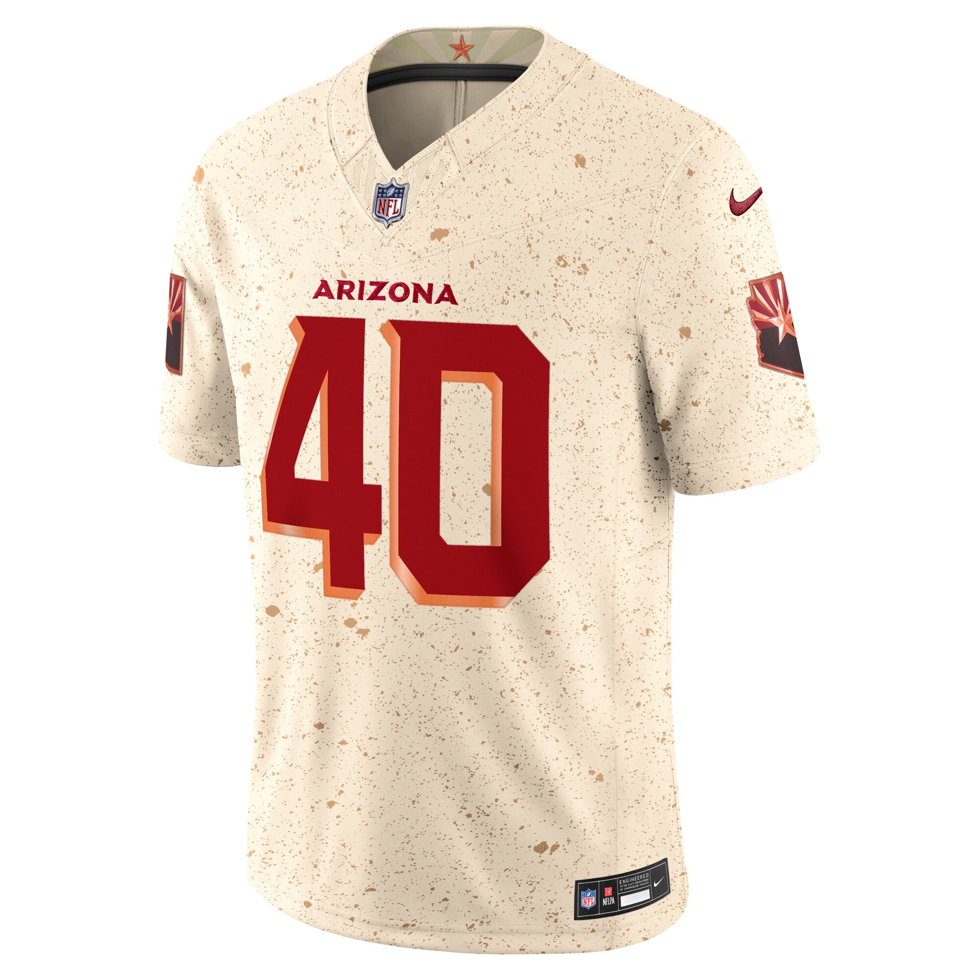 Men's Nike Pat Tillman Natural Arizona Cardinals Rivalries Collection Stitched Limited Jersey
