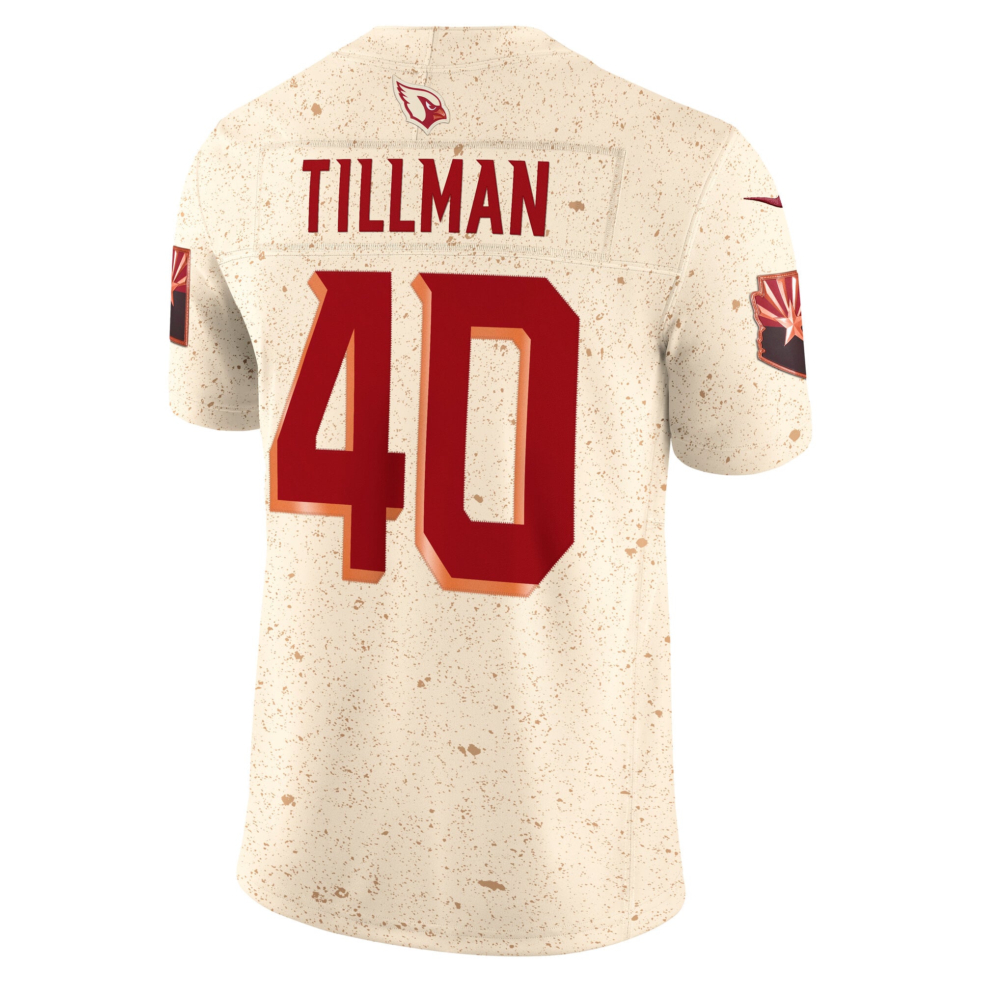 Men's Nike Pat Tillman Natural Arizona Cardinals Rivalries Collection Stitched Limited Jersey