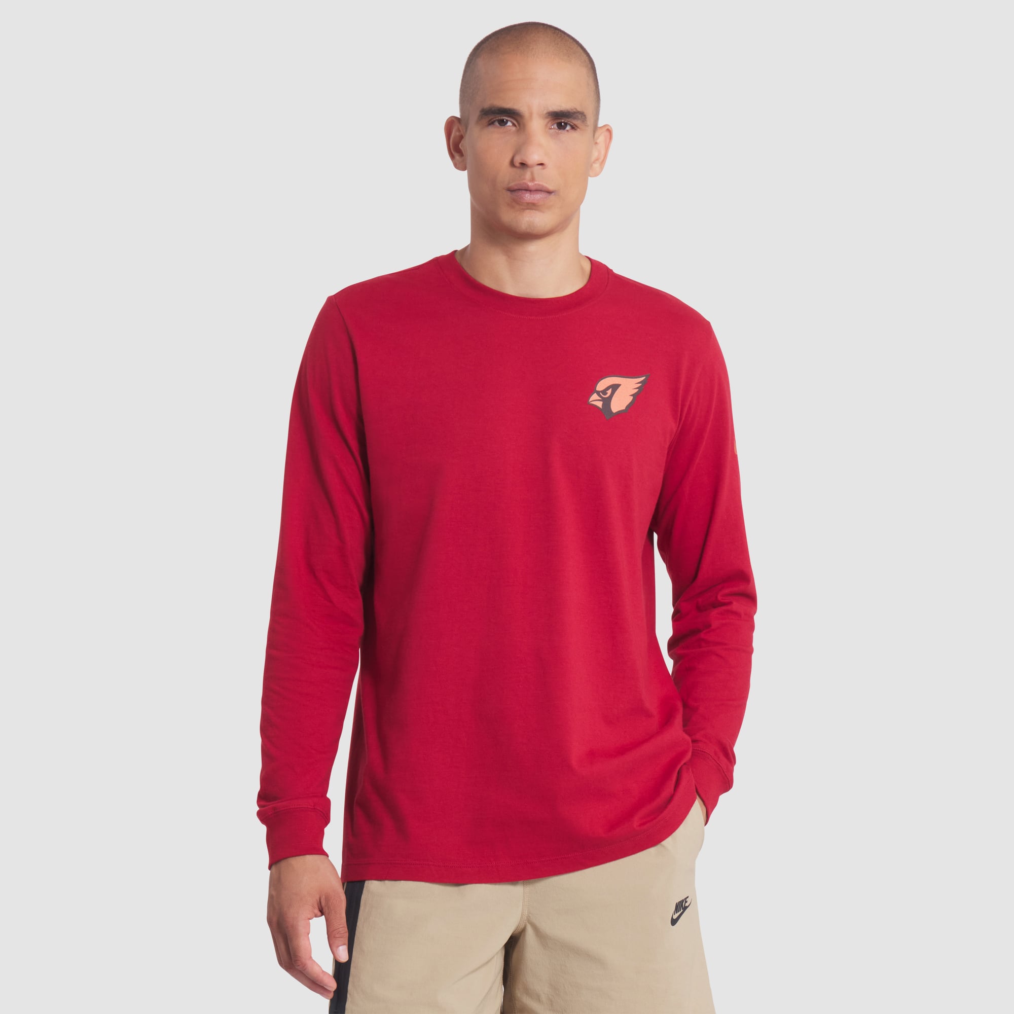 Men's Nike Red Arizona Cardinals Rivalries Collection Essential Long Sleeve T-Shirt