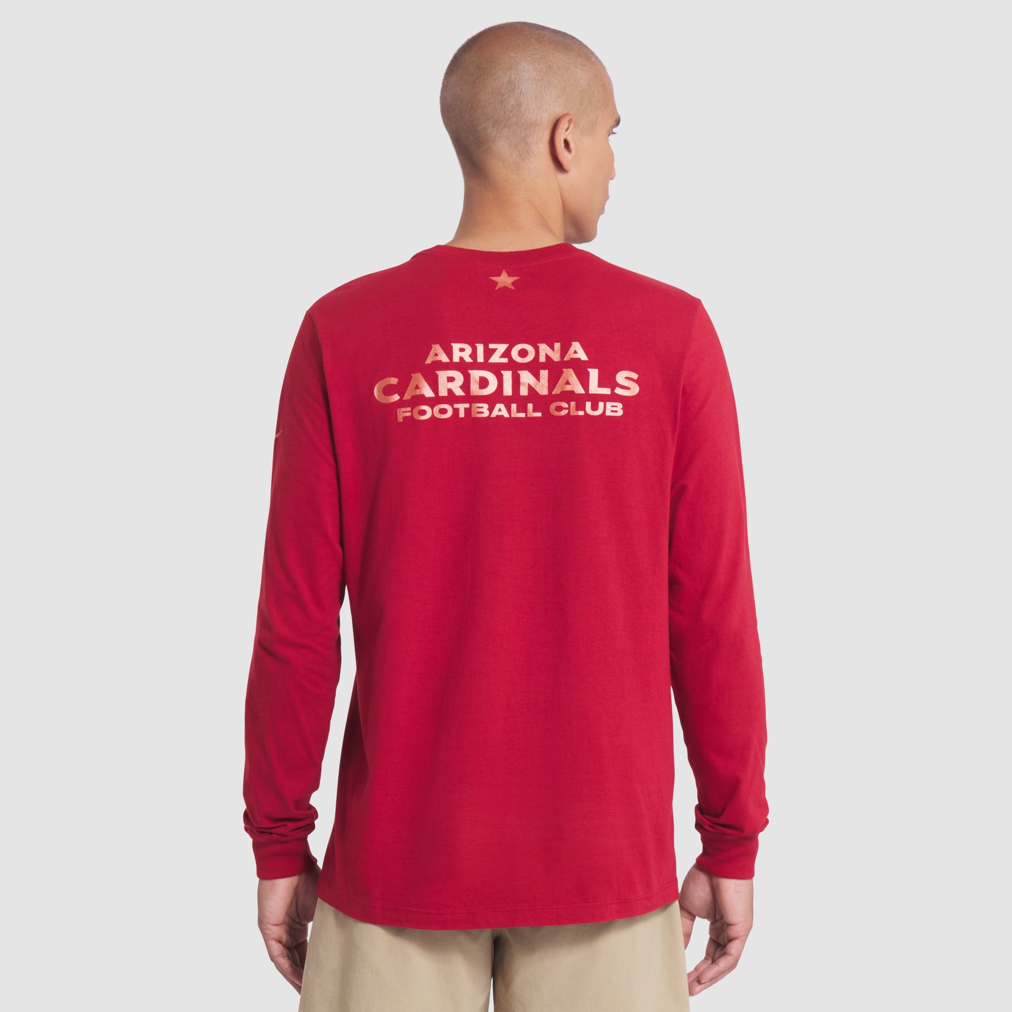 Men's Nike Red Arizona Cardinals Rivalries Collection Essential Long Sleeve T-Shirt