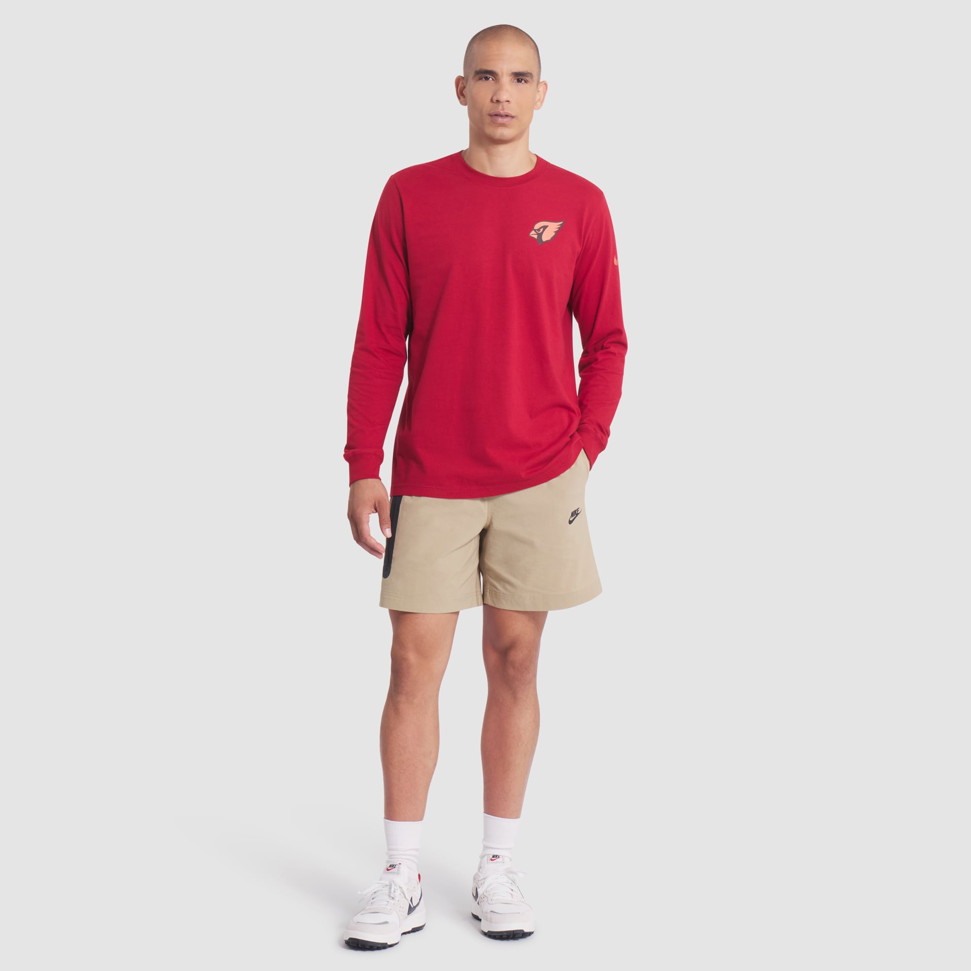 Men's Nike Red Arizona Cardinals Rivalries Collection Essential Long Sleeve T-Shirt