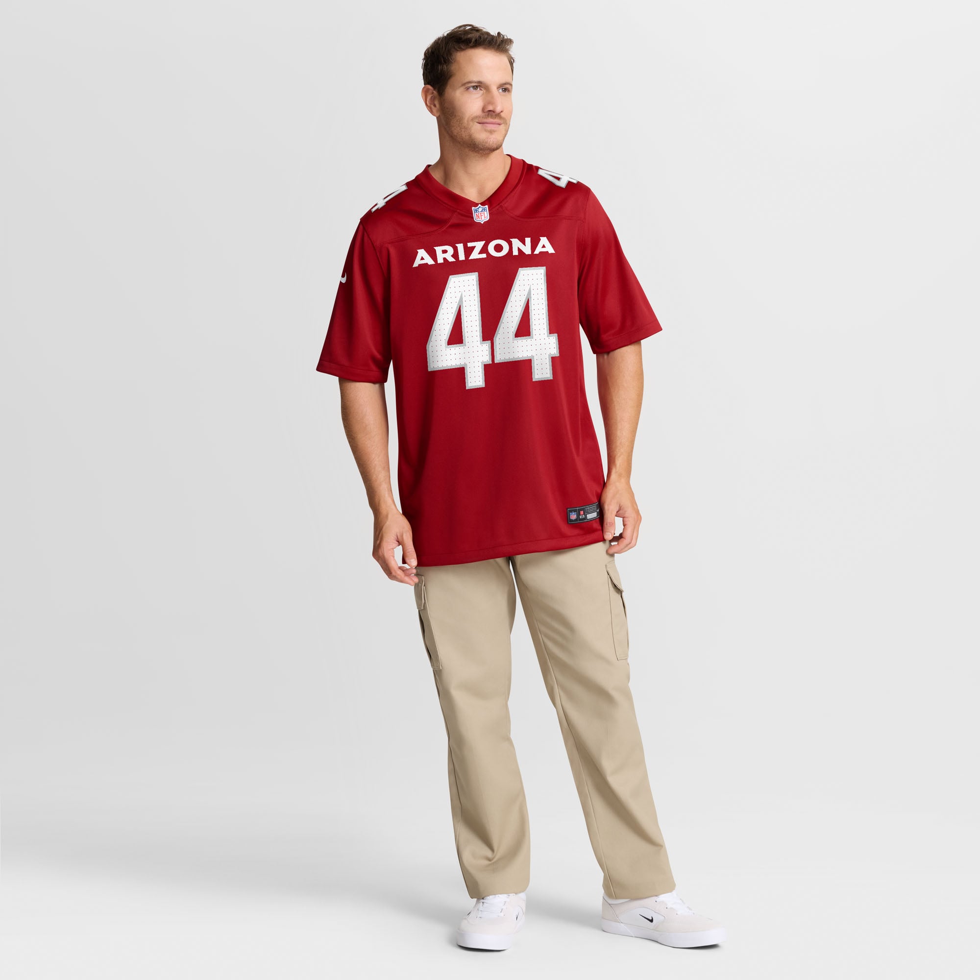 Maillot de match Nike Shawn Bowman Cardinal Arizona Cardinals pour homme