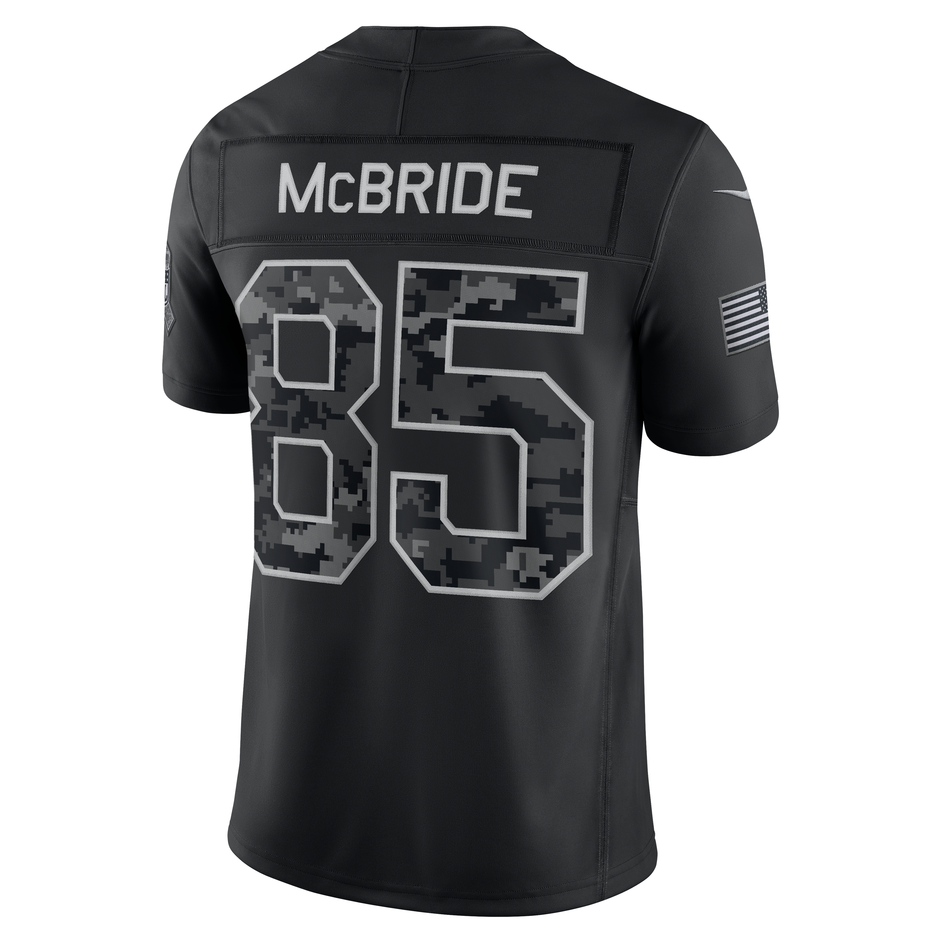 Men's Nike Trey McBride Black Arizona Cardinals 2026 Salute to Service Stitched Limited Jersey