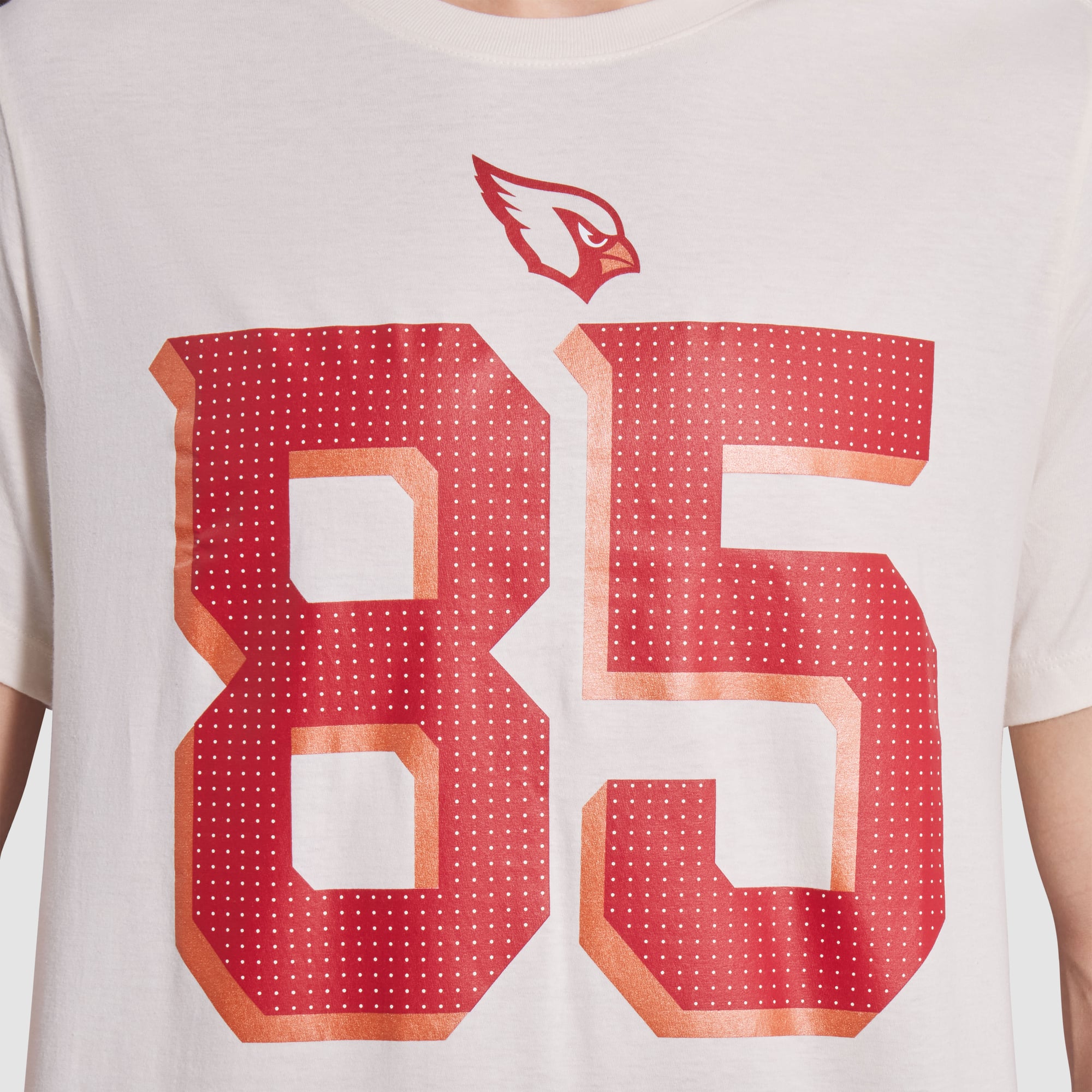 Men's Nike Trey McBride Natural Arizona Cardinals Rivalries Collection Player Name & Number T-Shirt