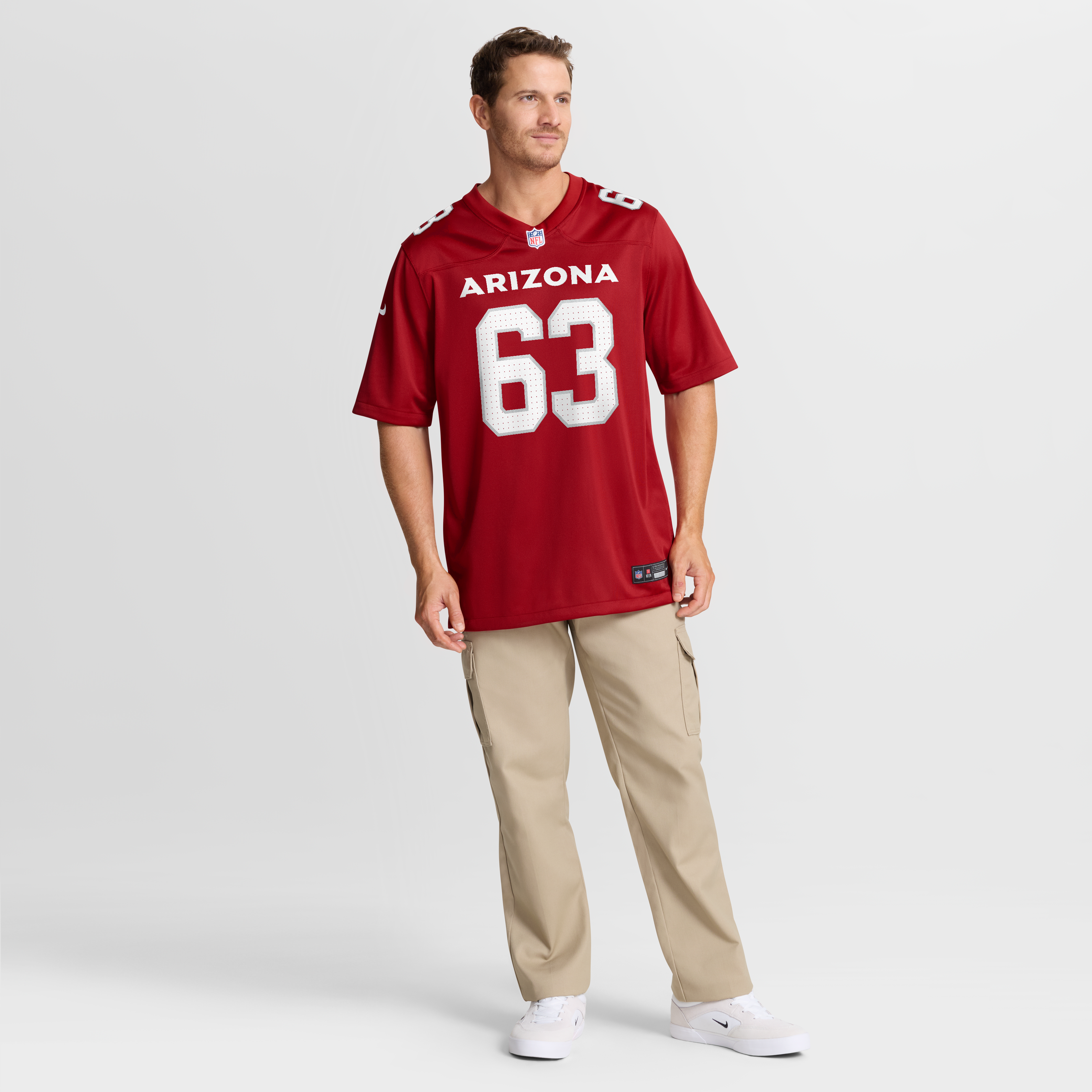 Maillot de match Nike Vershon Lee Cardinal Arizona Cardinals pour homme