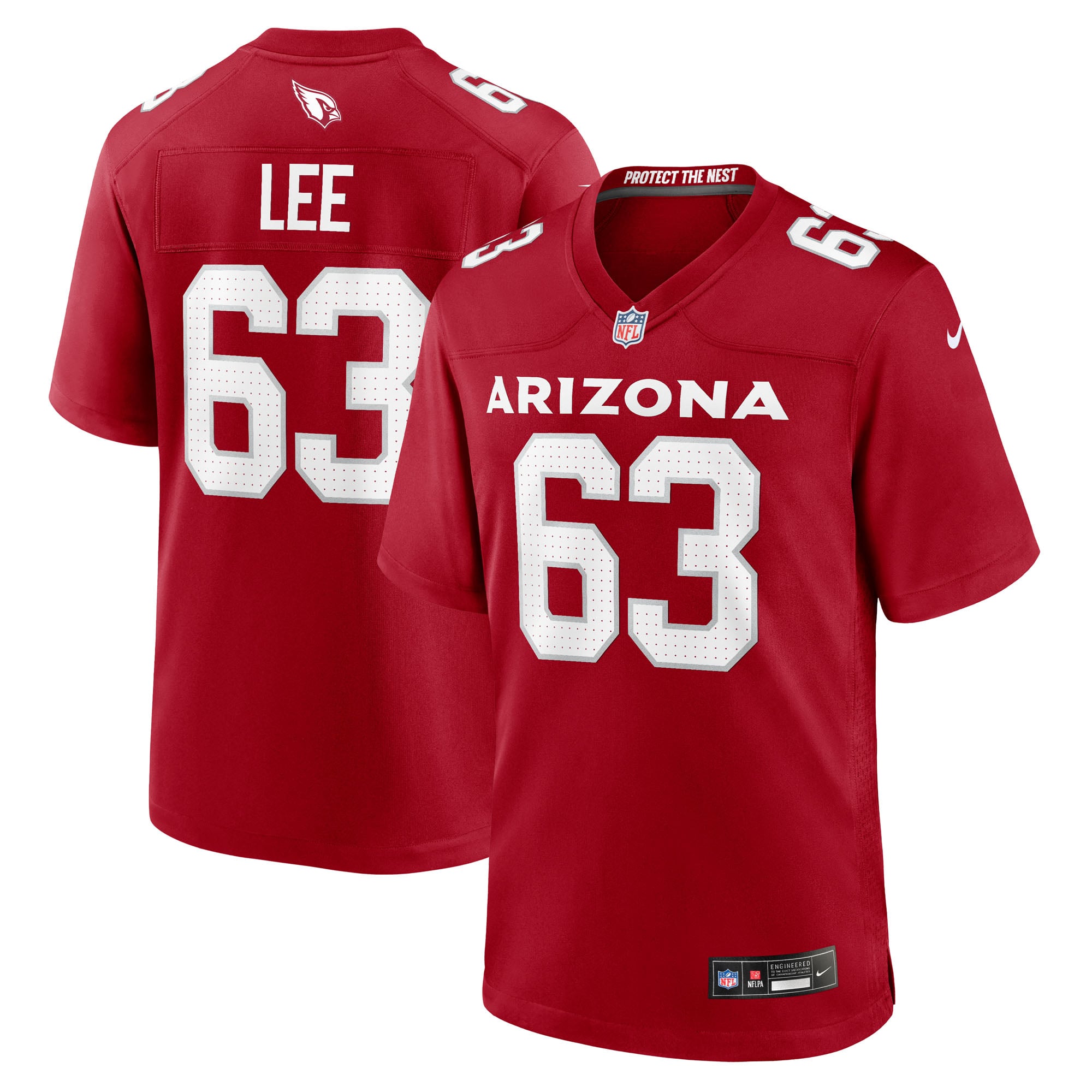 Maillot de match Nike Vershon Lee Cardinal Arizona Cardinals pour homme
