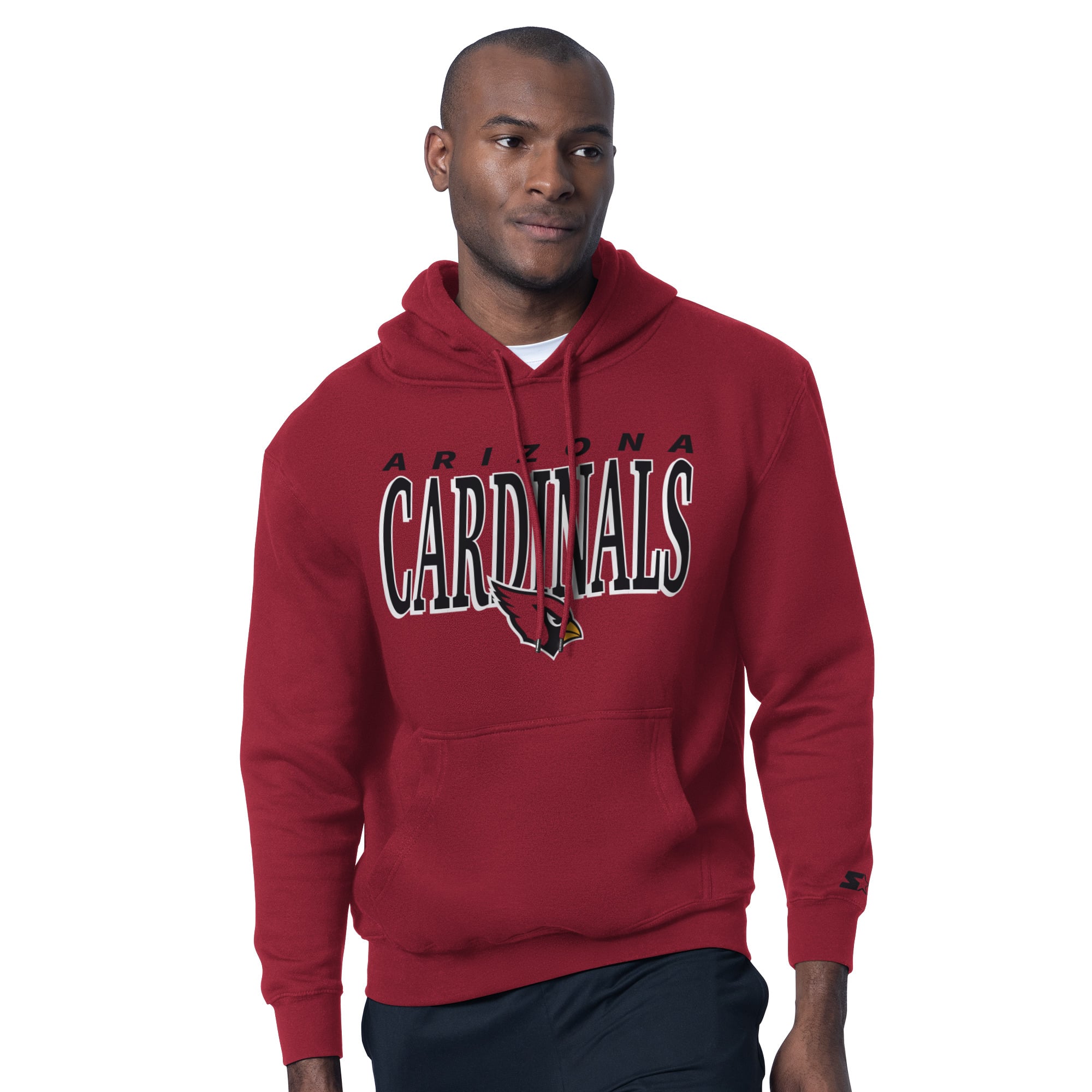 Men's Starter Cardinal Arizona Cardinals Logo T-Shirt & Hoodie Set