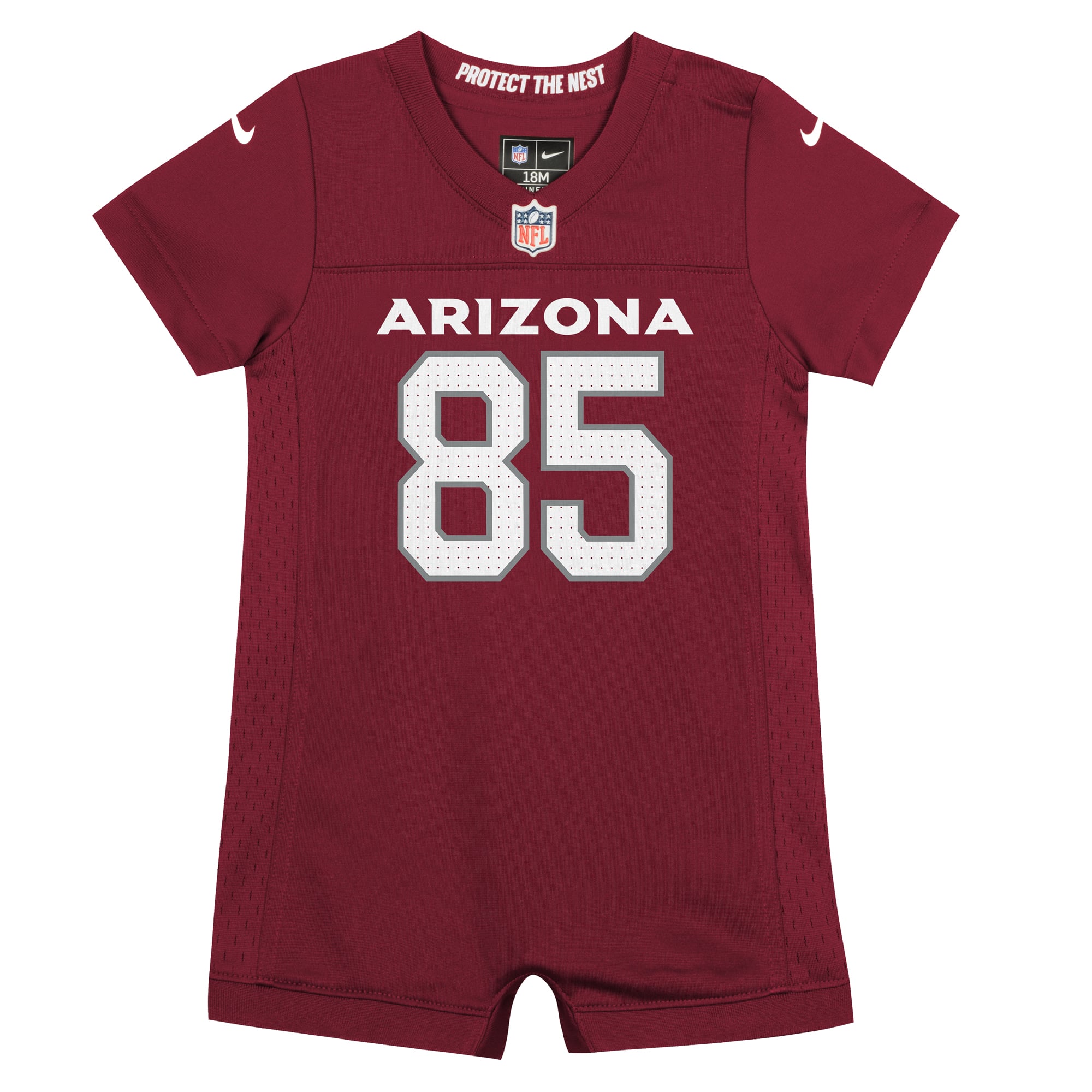 Newborn Nike Trey McBride Cardinal Arizona Cardinals Romper Game Jersey