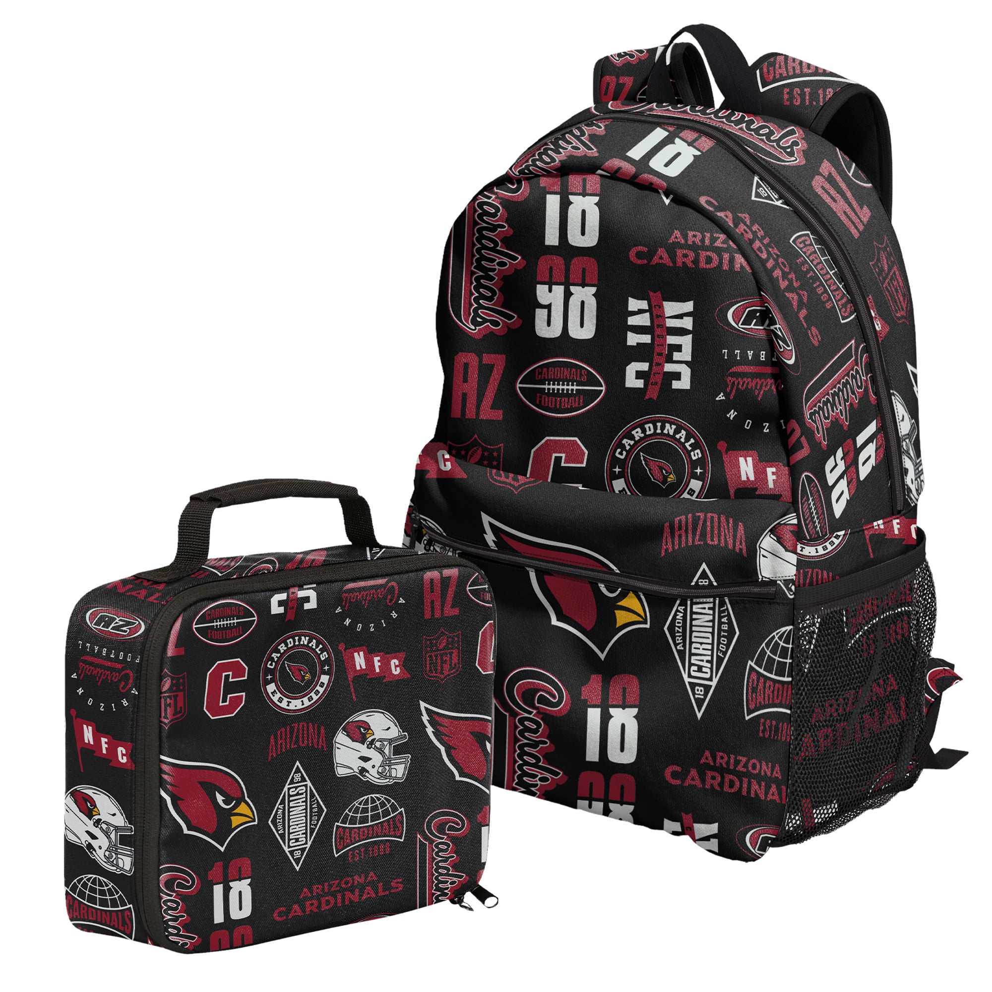 Outerstuff Arizona Cardinals Backpack and Lunchbox Set