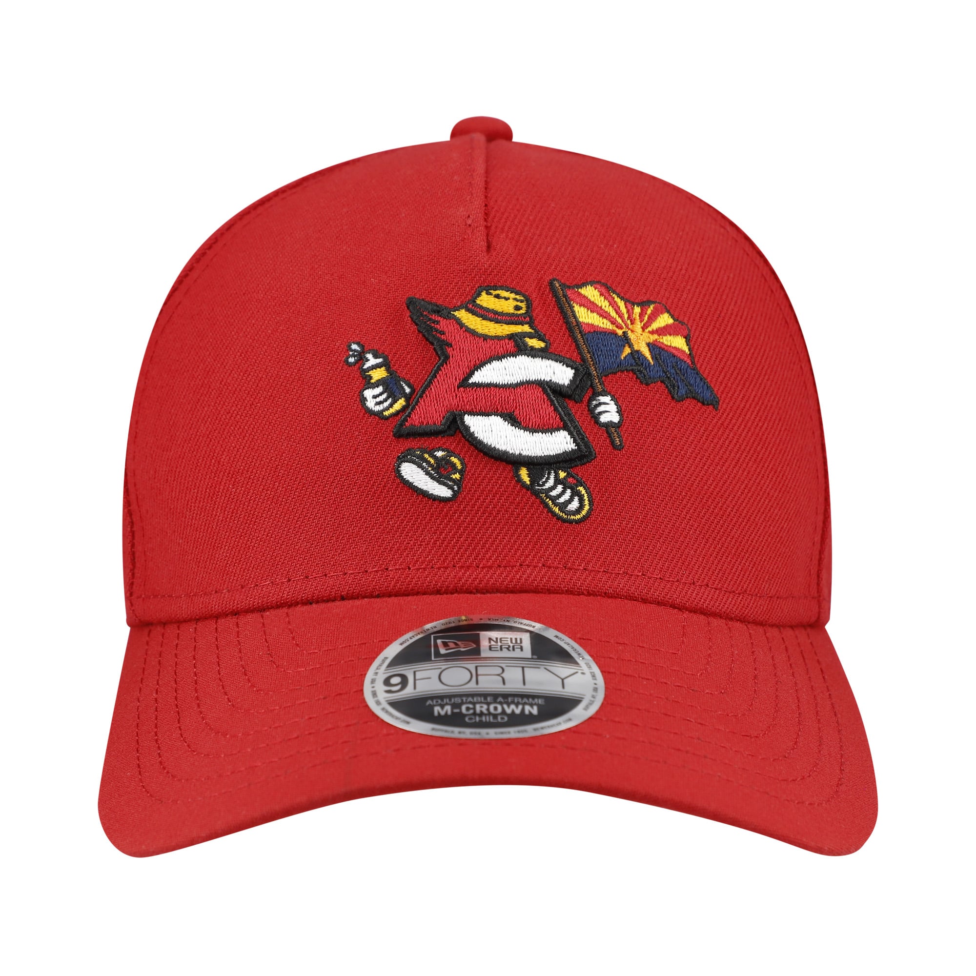 Casquette ajustable New Era Cardinal Arizona Cardinals 9FORTY M-Crown A-Frame pour enfants d'âge préscolaire