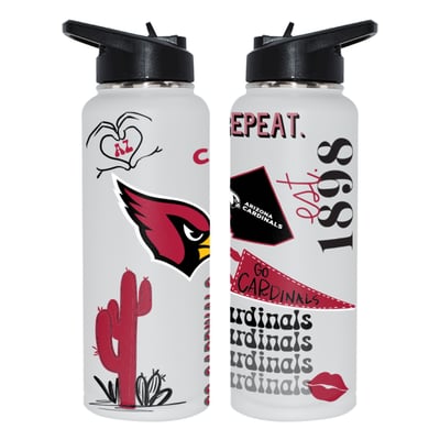 Arizona Cardinals The Memory Company 34oz. Loco Stainless Steel Quencher Bottle