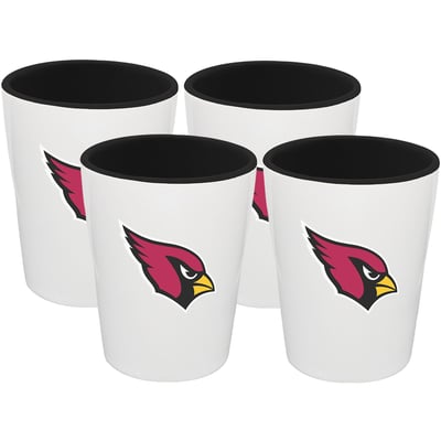 Arizona Cardinals The Memory Company Four-Pack Ceramic Shot Glass Set